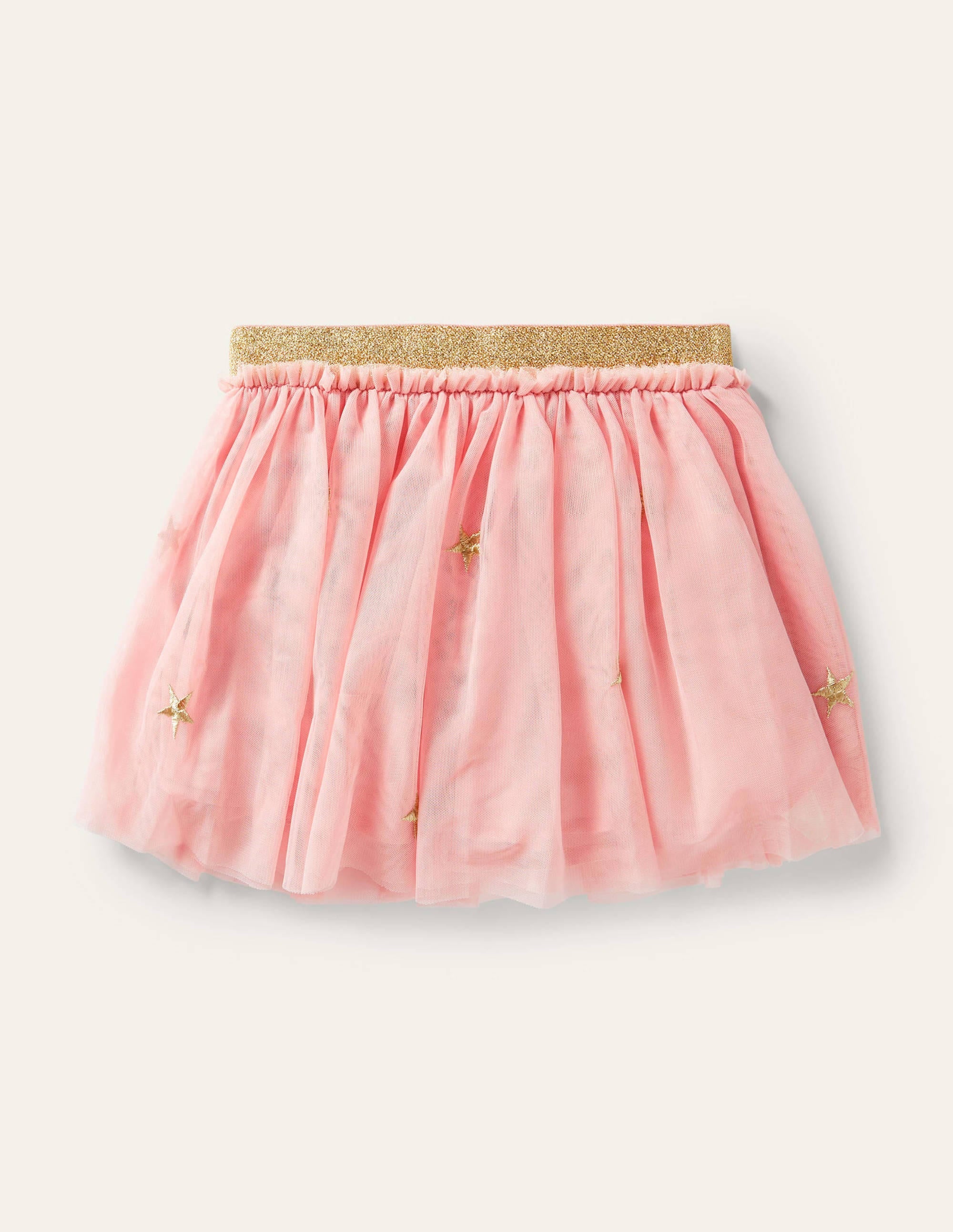 Jupe en tulle à appliqué-Houx rose boto - Image 2