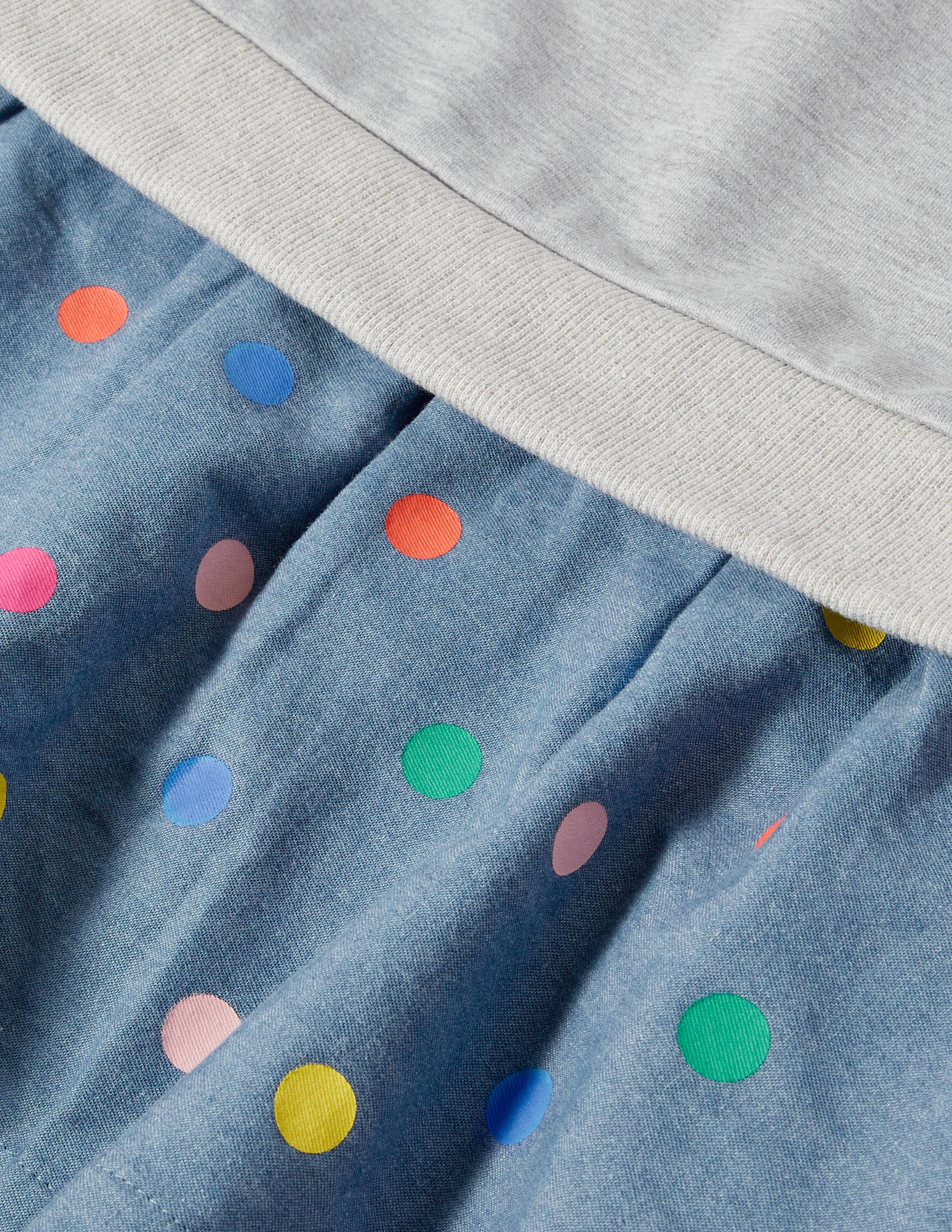 Cosy Hooded Sweat Dress-Grey Marl - Image 3