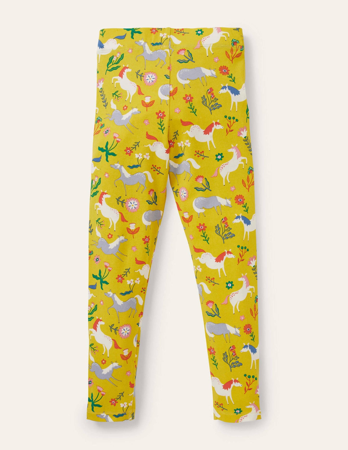 Fröhliche Leggings-Maisgelb, Ponys