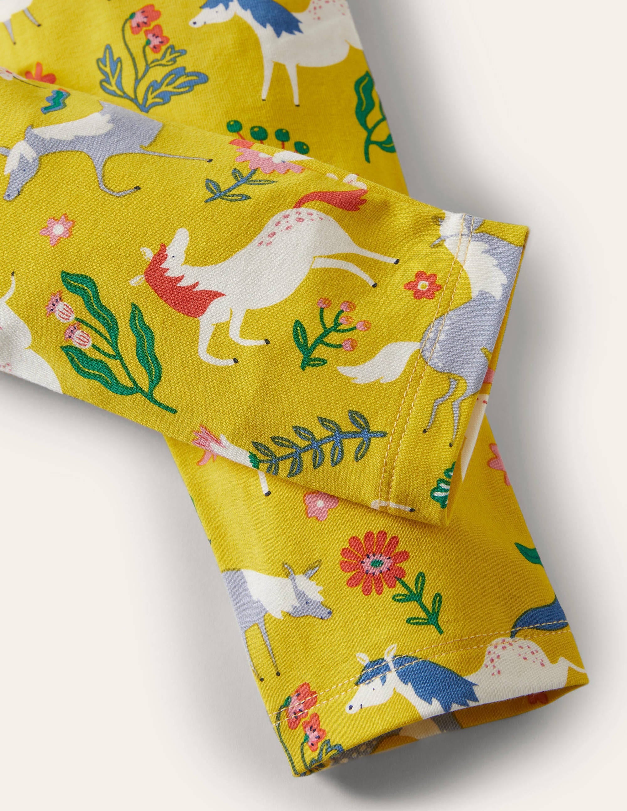 Fröhliche Leggings-Maisgelb, Ponys - Image 3
