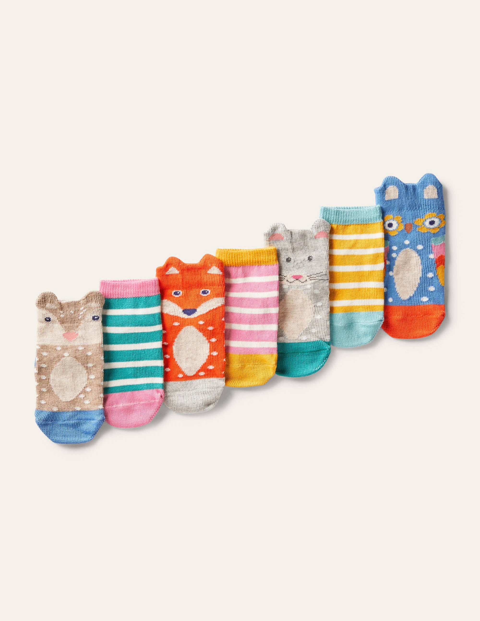 Box mit Socken im 7er-Pack-Waldfreunde - Image 1