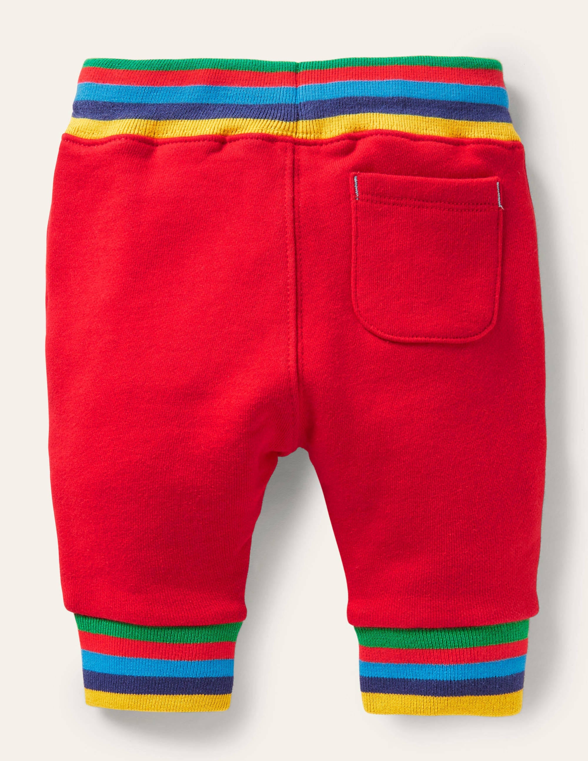 Pantalon en jersey à côtes arc-en-ciel-Rouge rockabilly - Image 2