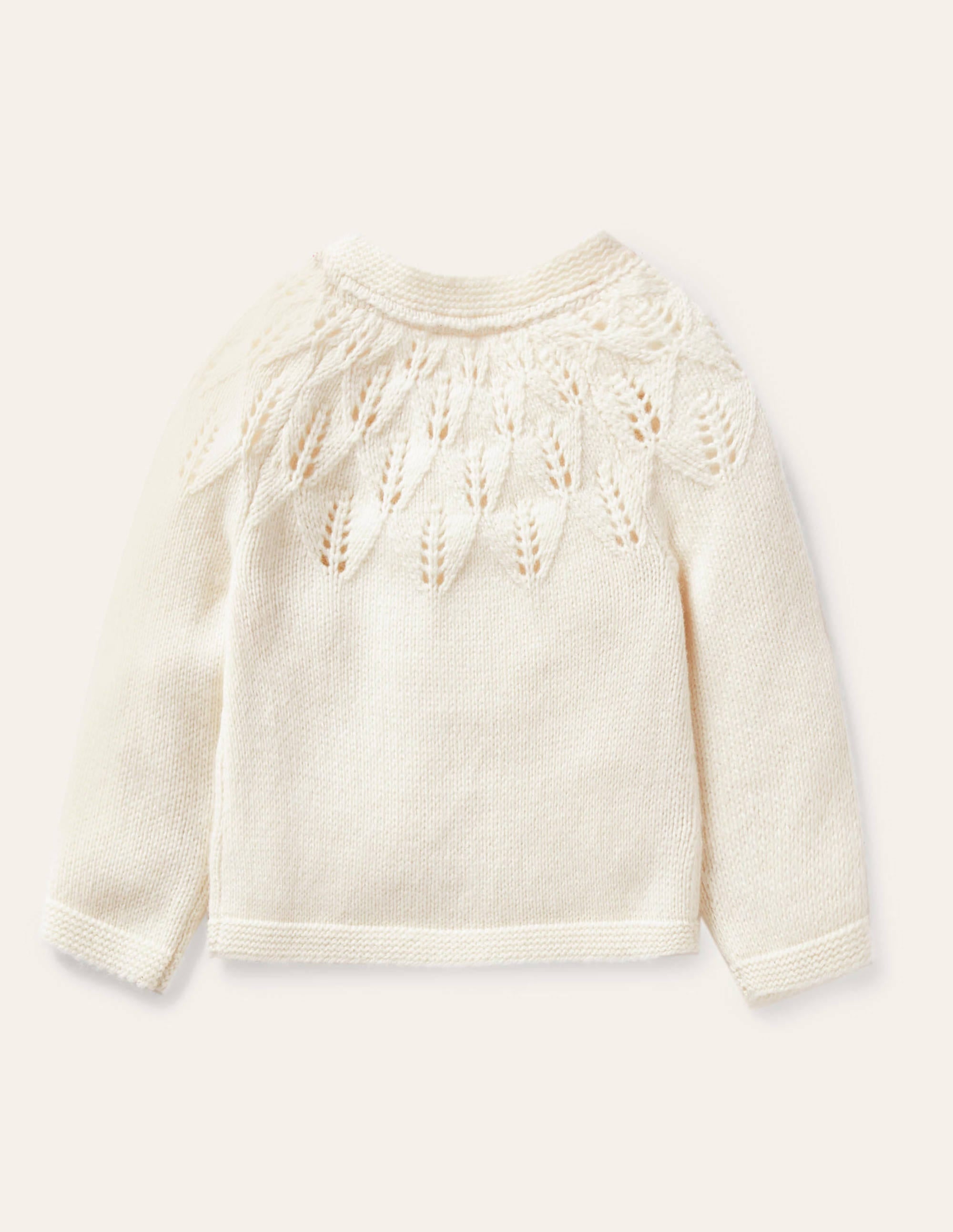 Cardigan texturé pour tous les jours-Écru chiné - Image 2