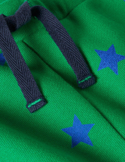 Jerseyhose mit verstärkter Kniepartie-Baumgrün, Sterne