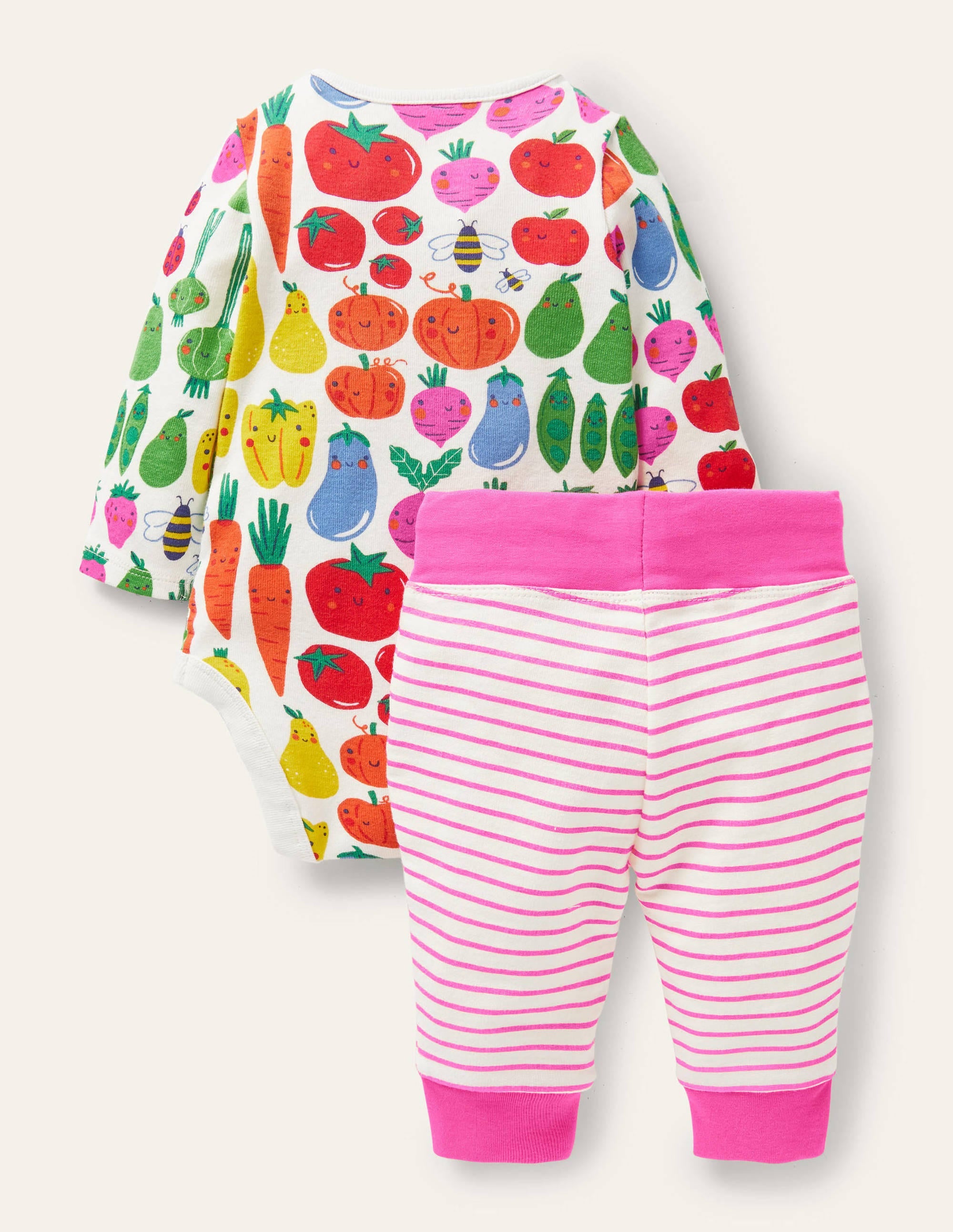Body- und Leggings-Set-Naturweiß, Gartenfreunde - Image 2