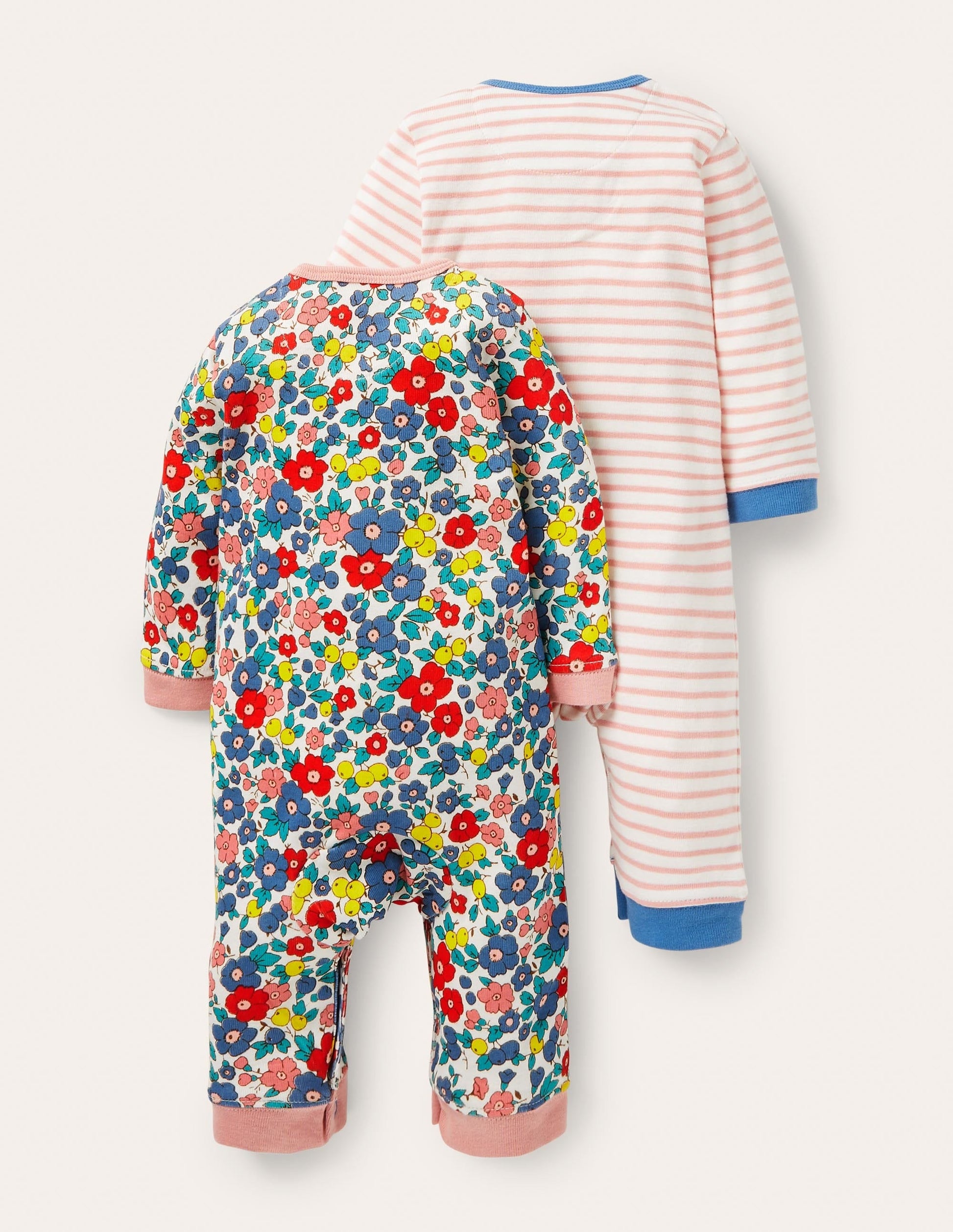 2 combinaisons-Motif fleur de pommier ciel multi-2
