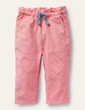 Getupfte Cordhose-Kirschblütenrosa