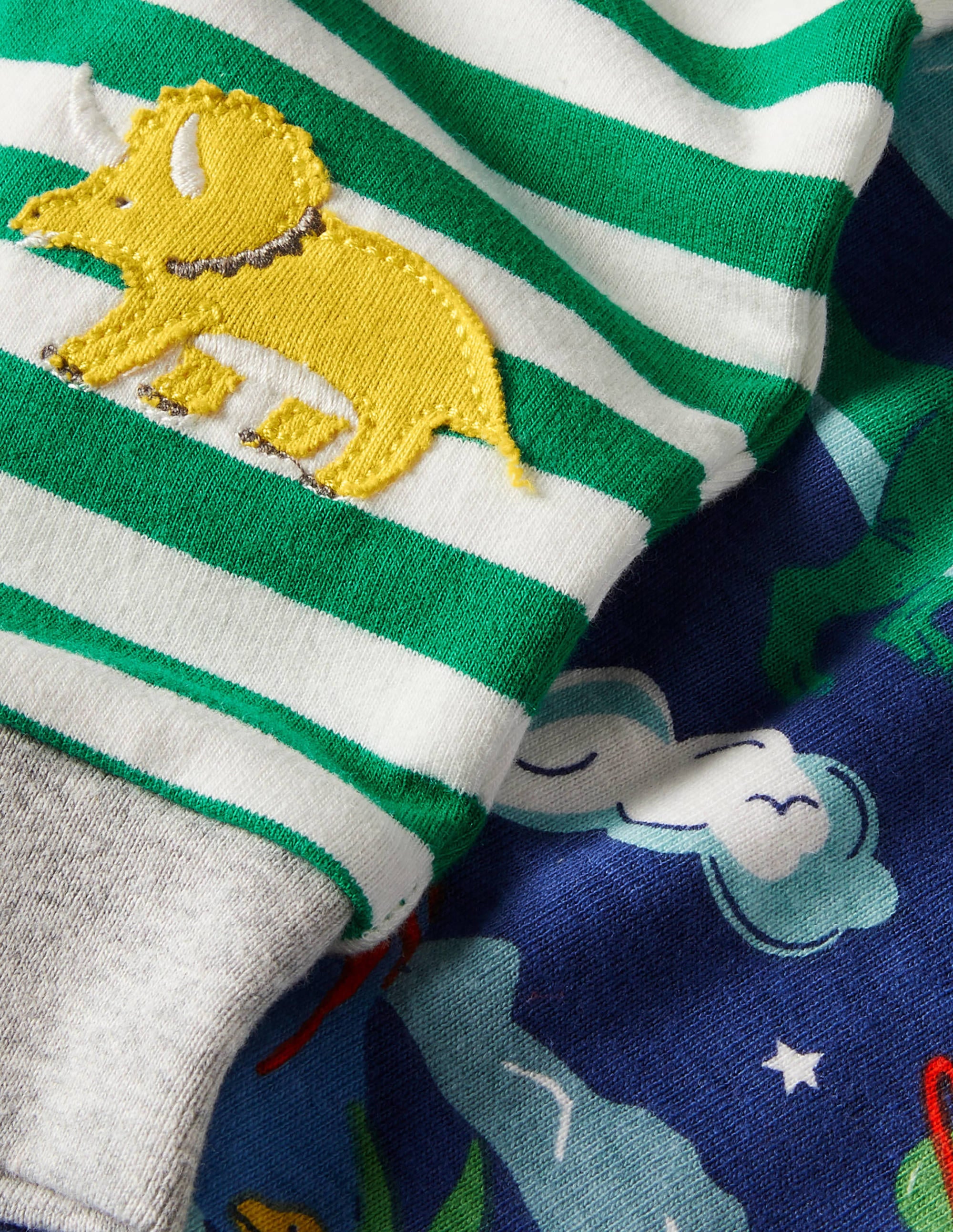 Body- und Leggings-Set-Segelblau, Dinosaurier - Image 3