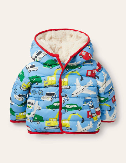 Jacke mit Wattierung-Surfbrett-Blau, Things That Go