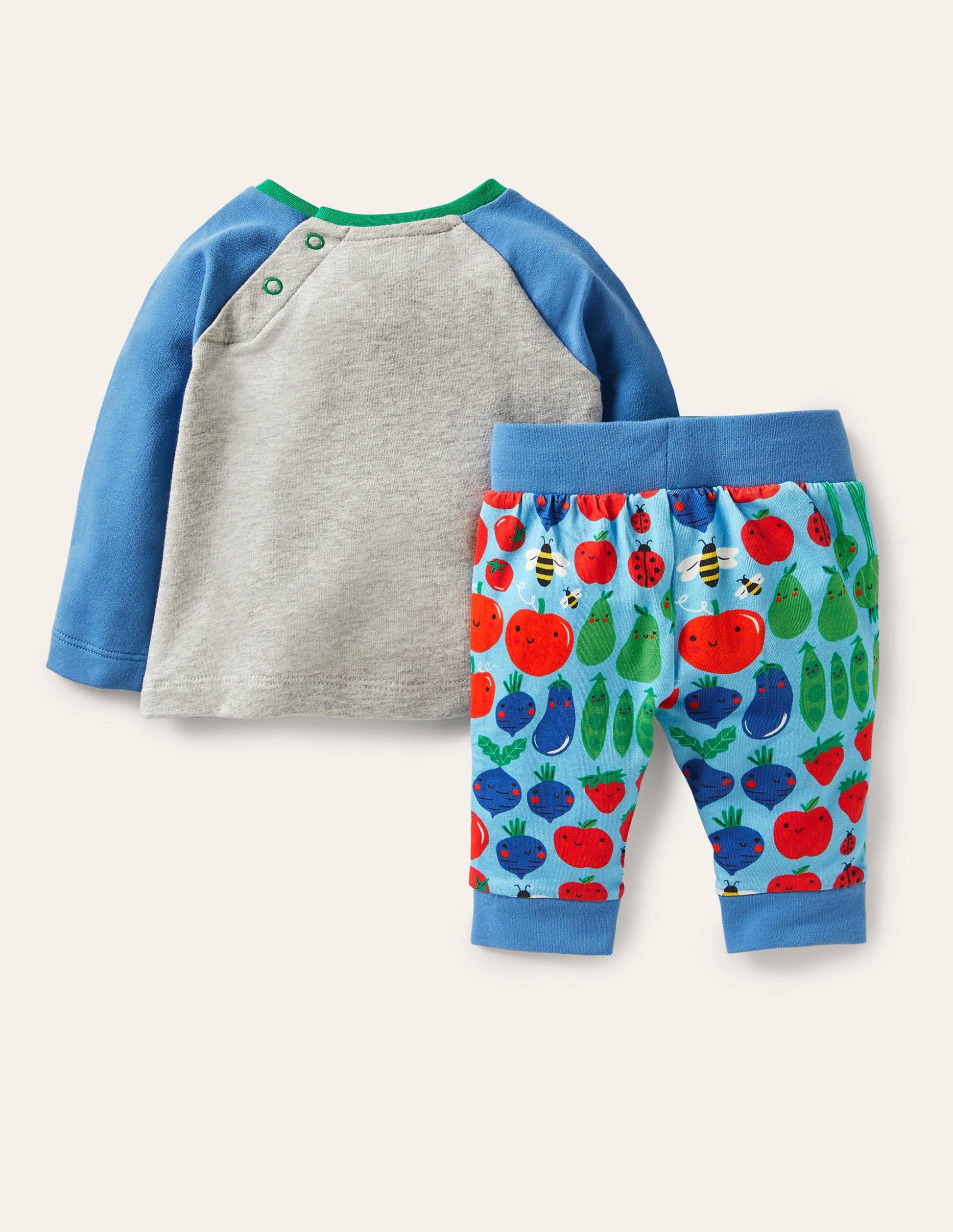 Ensemble fun en jersey-Motif Garden Gang ciel hivernal-2