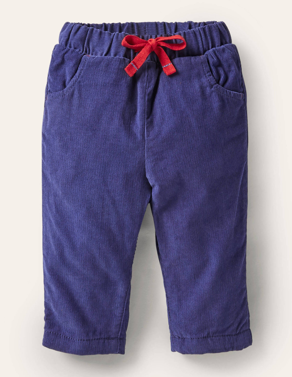 Cordhose mit Jerseyfutter-Segelblau - Image 1