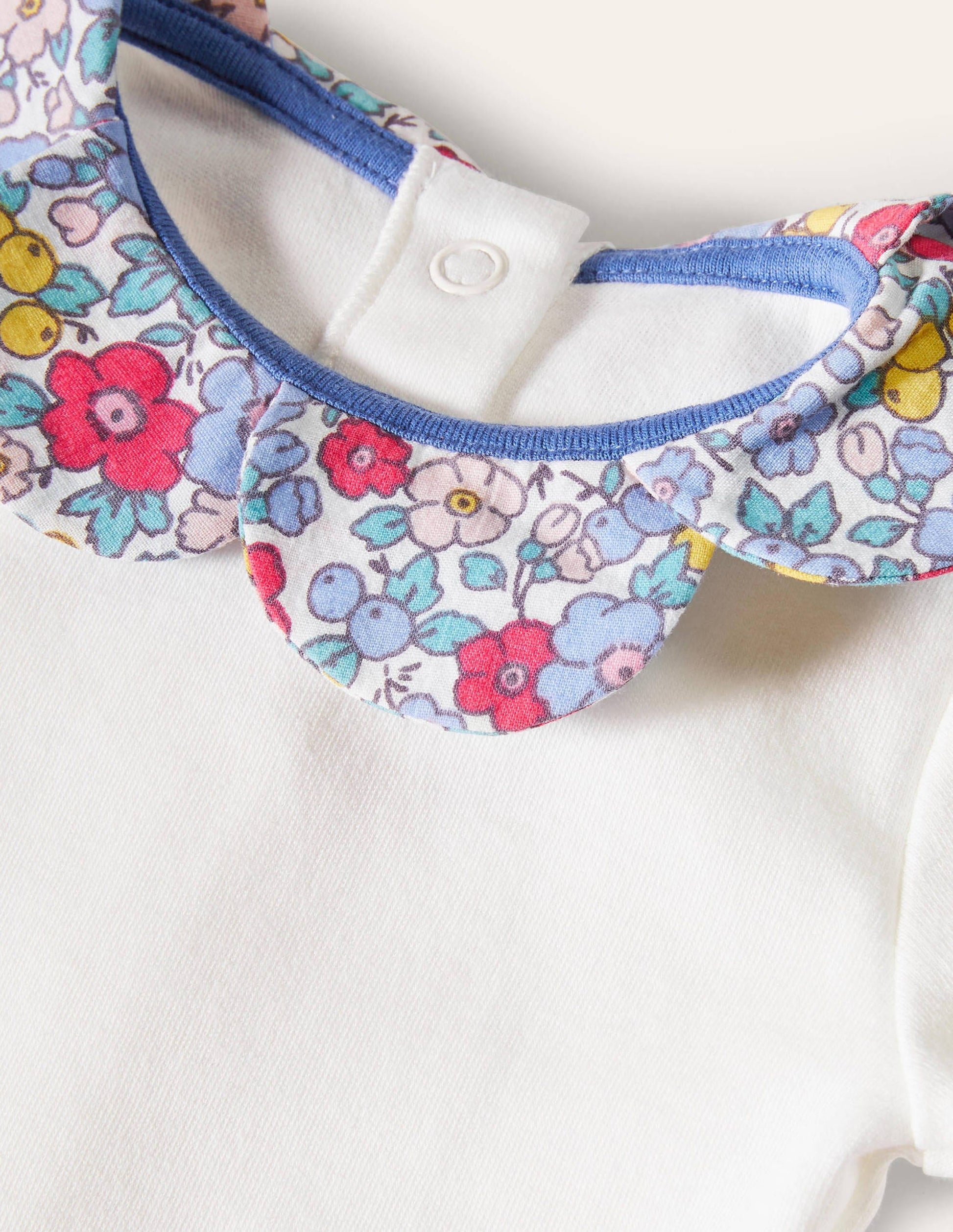 Body à col-Motif floral fleur de pommier multi-3
