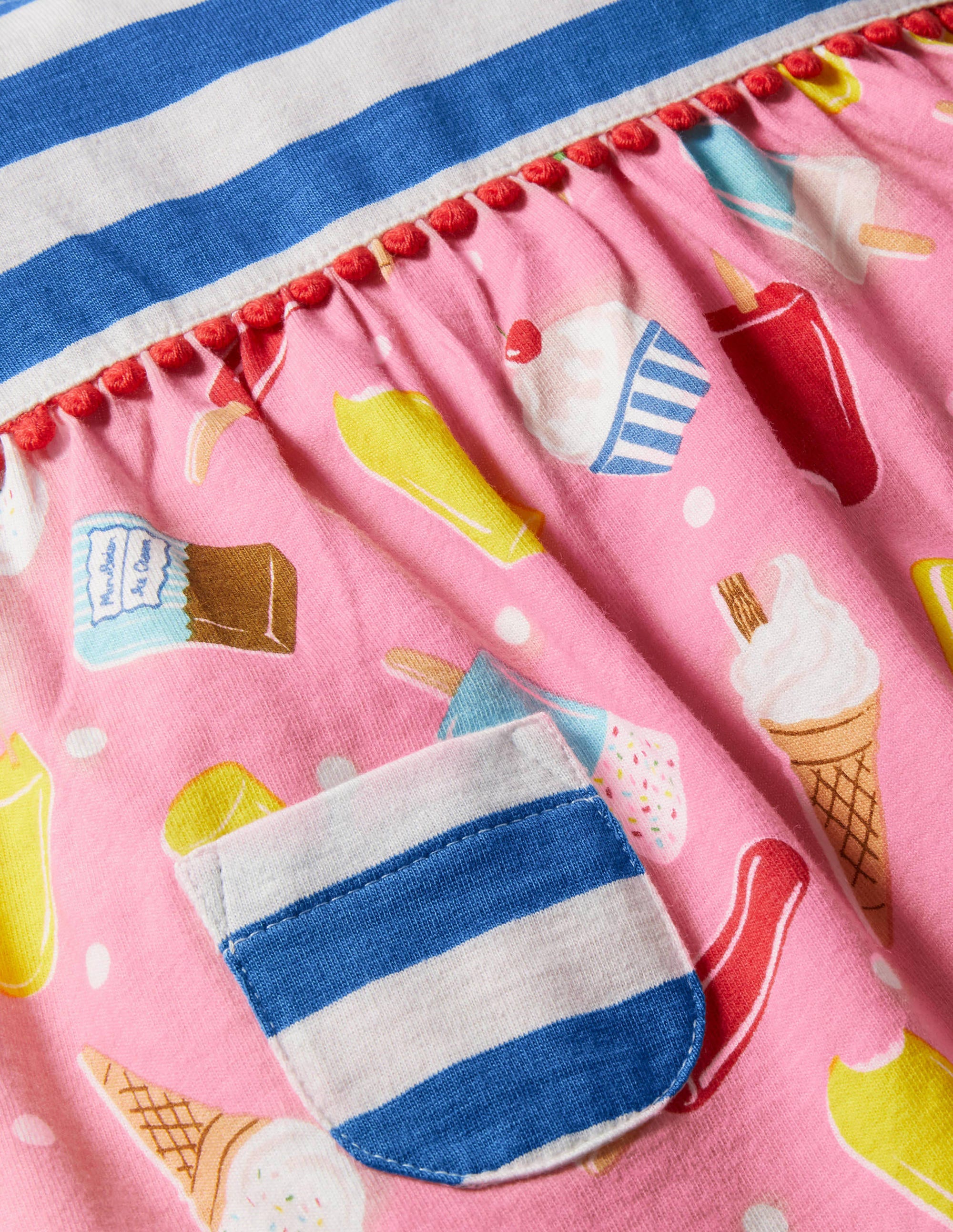 Robe en jersey à imprimé-Glaces limonade rose - Image 3