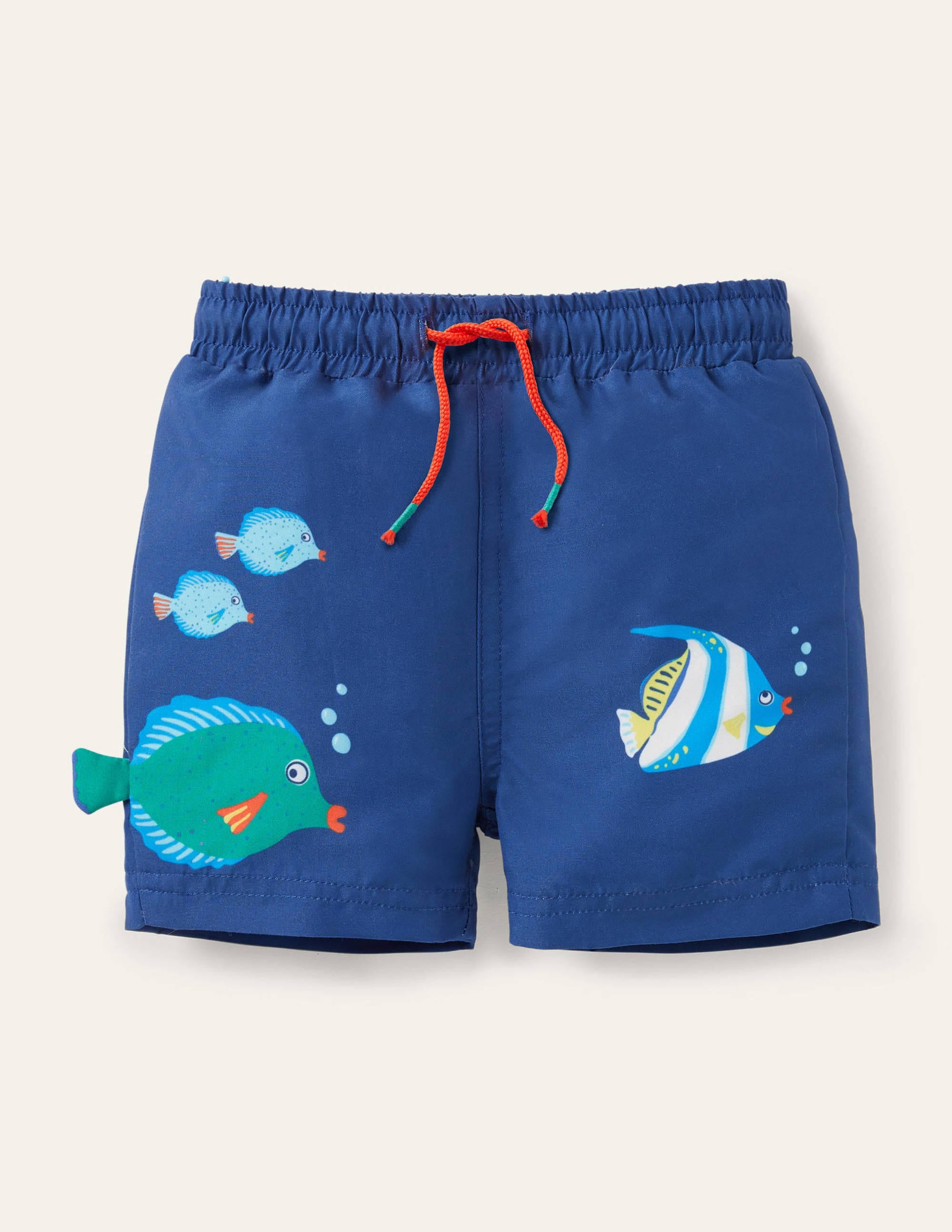 Short de bain fun-Poisson bleu tribord - Image 1