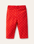 Gemusterte Leggings-Erdbeerkuchen, Pünktchen