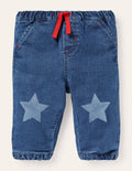 Bas doublé cosy-Chambray moyen