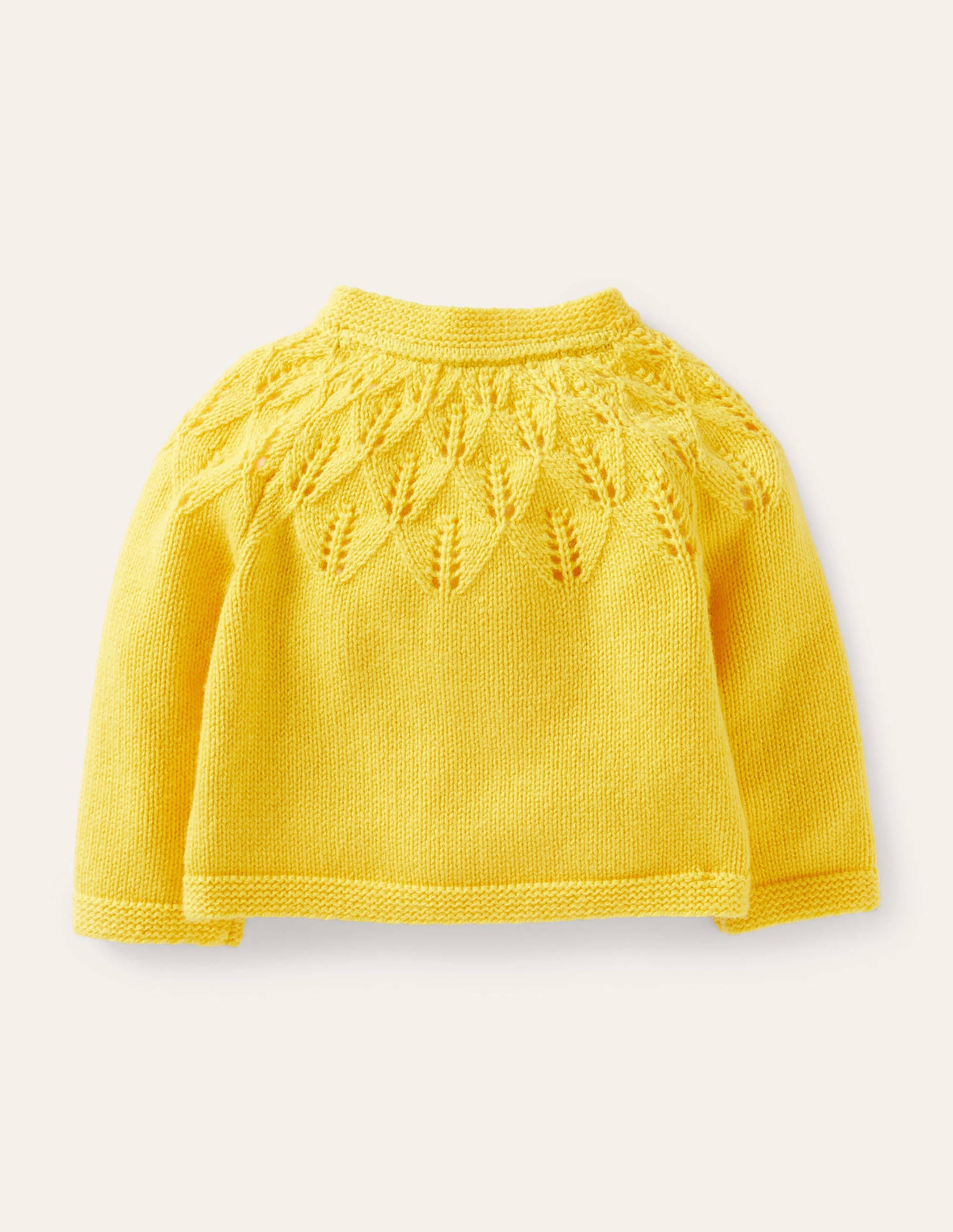 Cardigan texturé pour tous les jours-Jaune maïs - Image 2