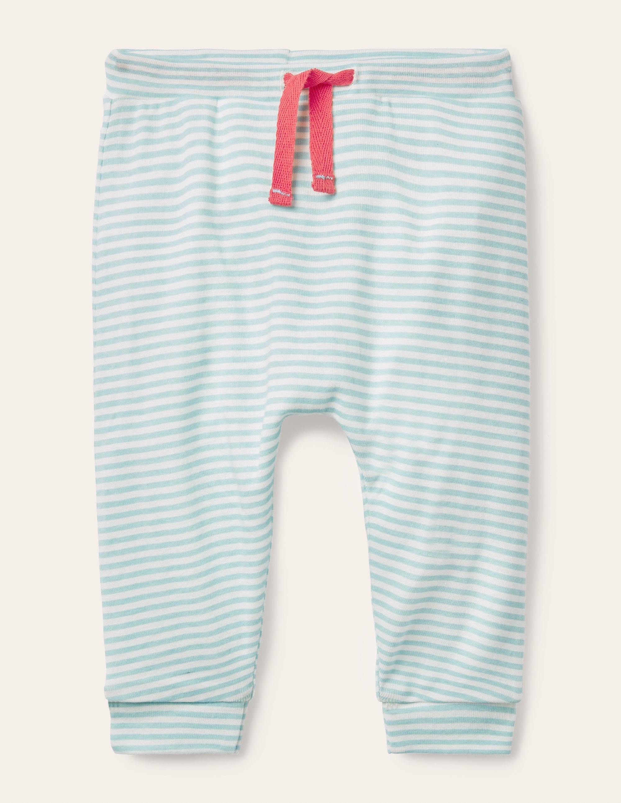 Organic Newborn Trousers-Frosted Blue/Ivory - Image 1