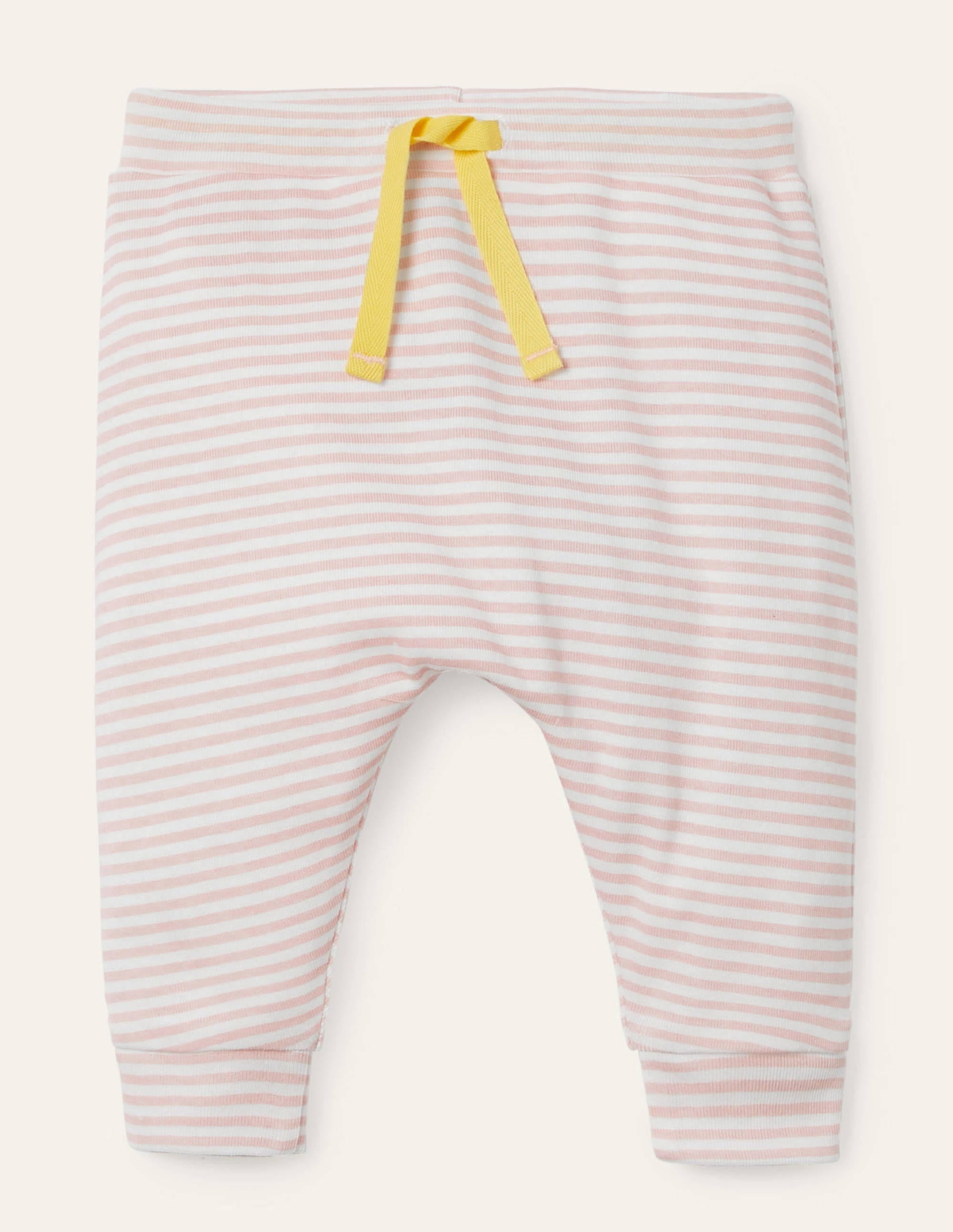 Legging bio pour nouveau-né-Ivoire/rose boto - Image 1
