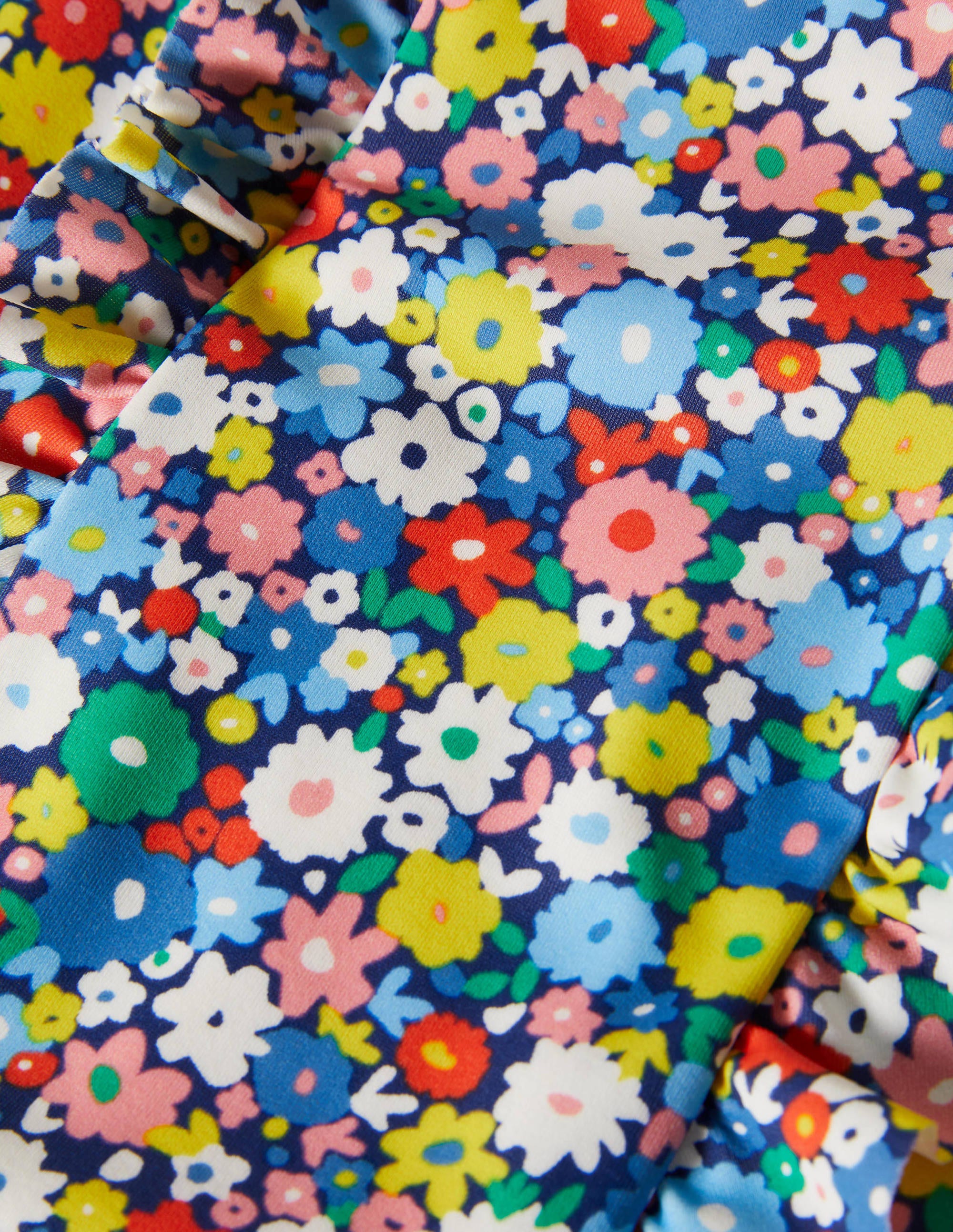 Maillot de bain volanté et croisé dans le dos-Motif Firecracker Flowerpatch - Image 3