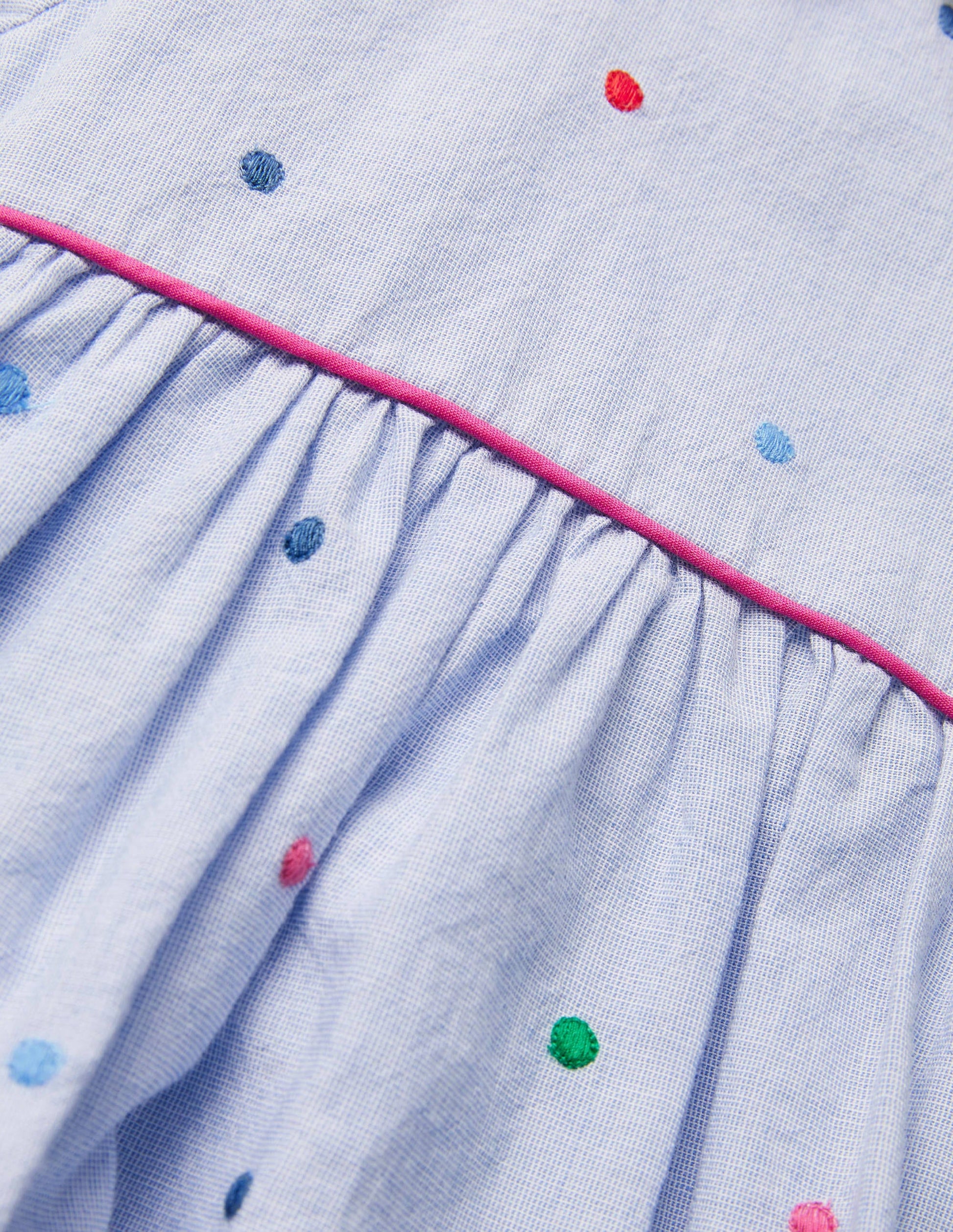 Kleid mit gestickten Tupfen-Bunt, Gestickte Tupfen-3