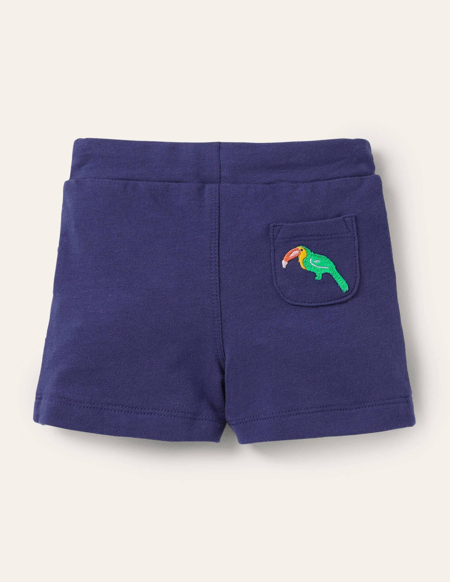 Short en jersey Essential-Animaux de la jungle bleu tribord