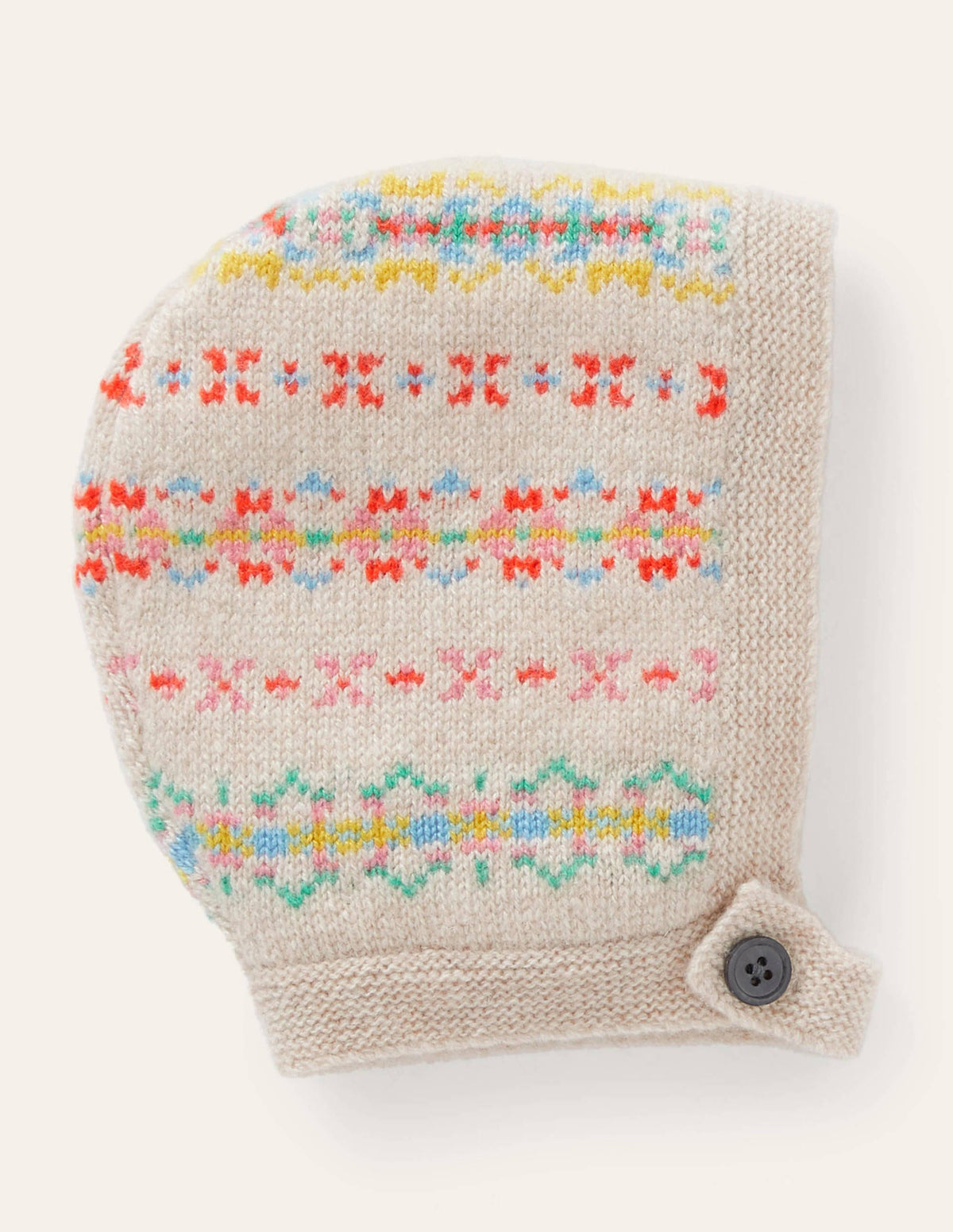 Fair-Isle-Häubchen aus Kaschmir-Bunt - Image 1
