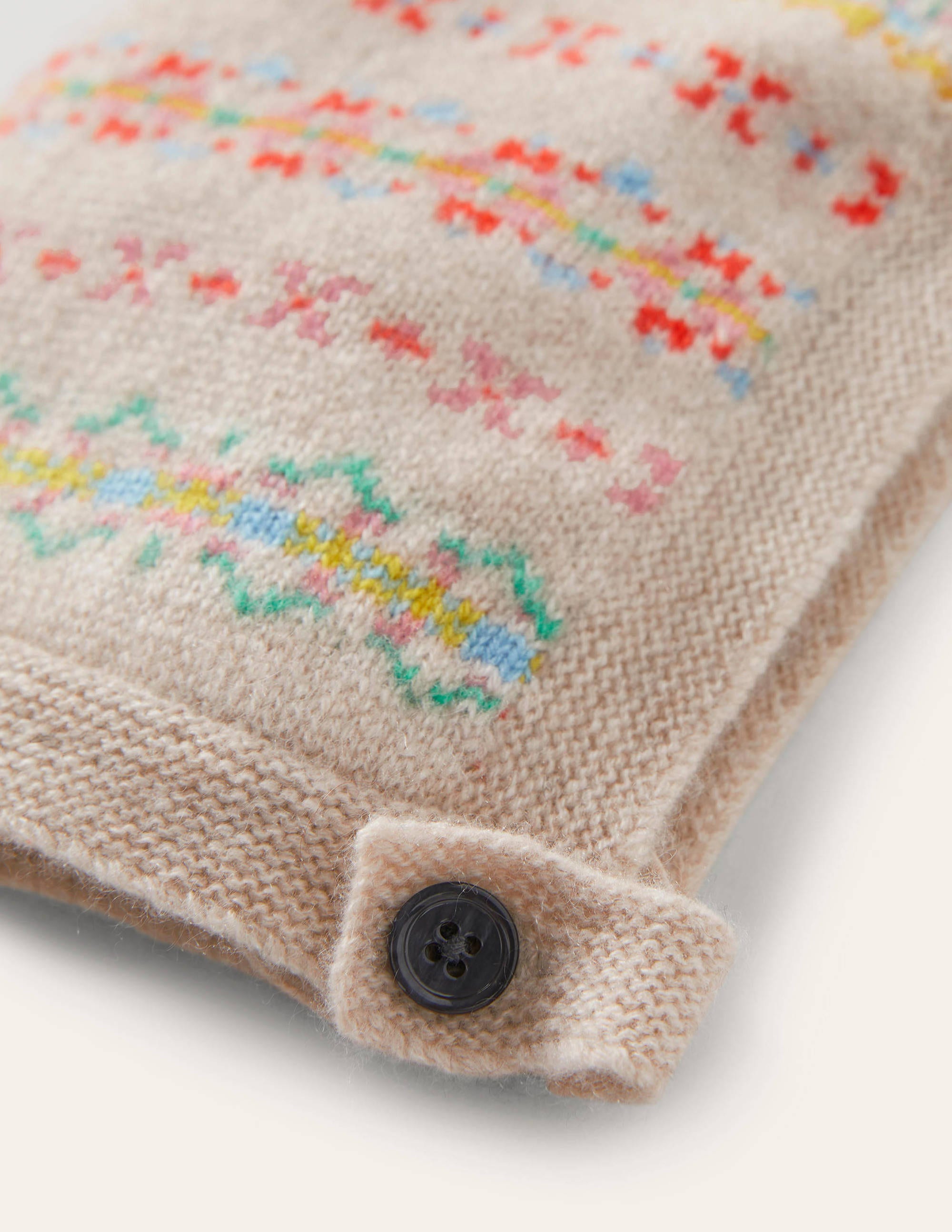 Fair-Isle-Häubchen aus Kaschmir-Bunt - Image 2