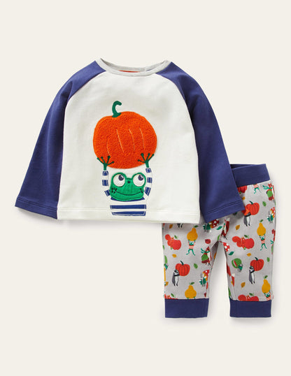 Fröhliches Jersey-Spielset-Bunt, Herbstliches Getümmel-1