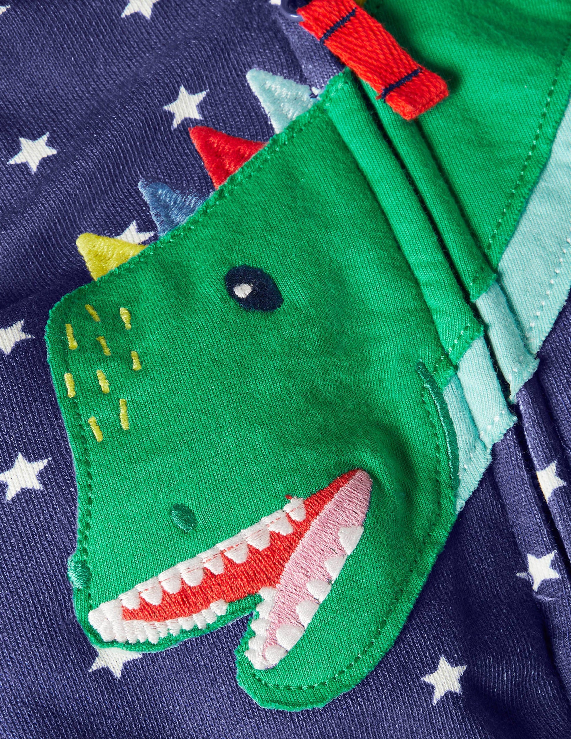 Hoodie mit kuscheligem Futter-Segelblau, Dinosaurier-3