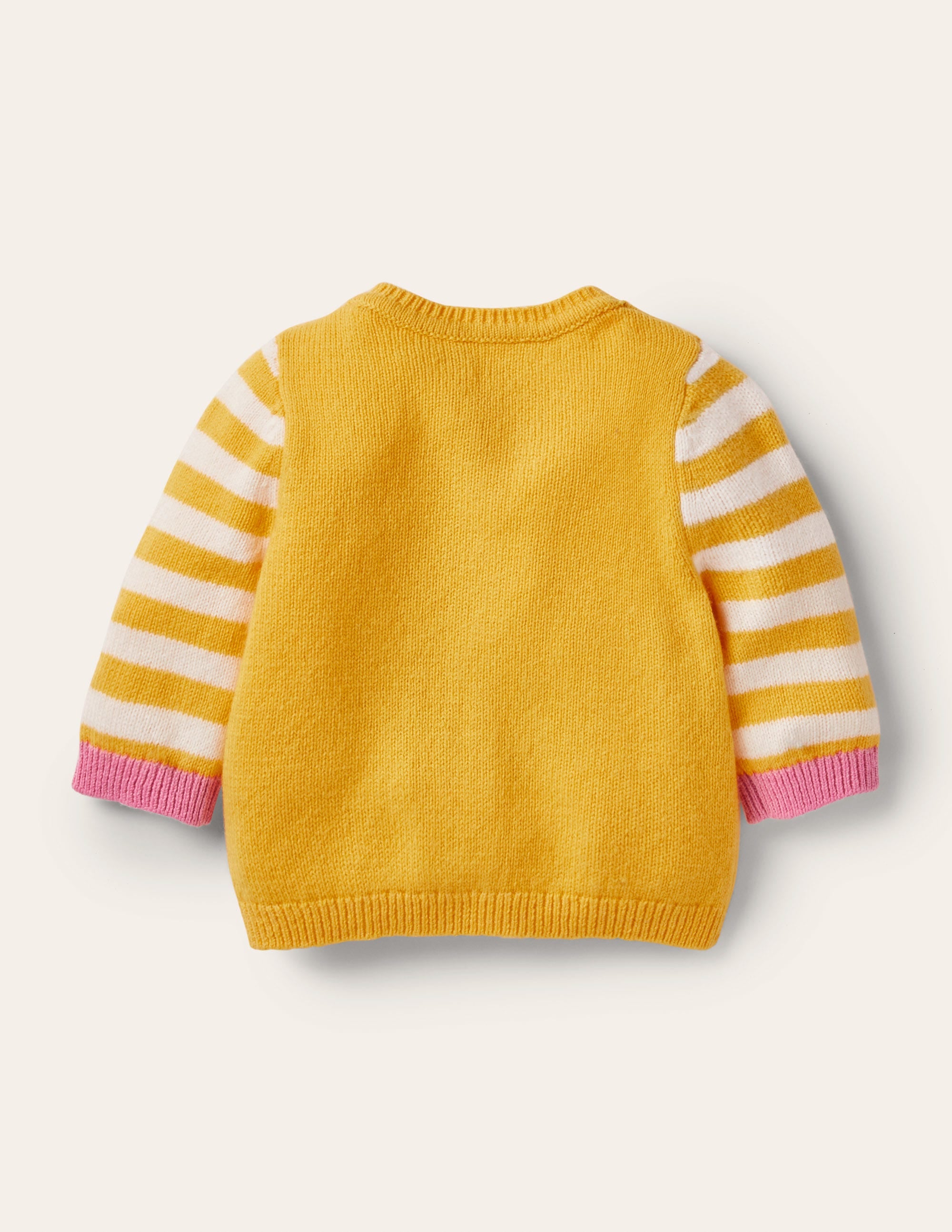 Cardigan mit Tiermotiv-Honiggelb, Eulen - Image 2