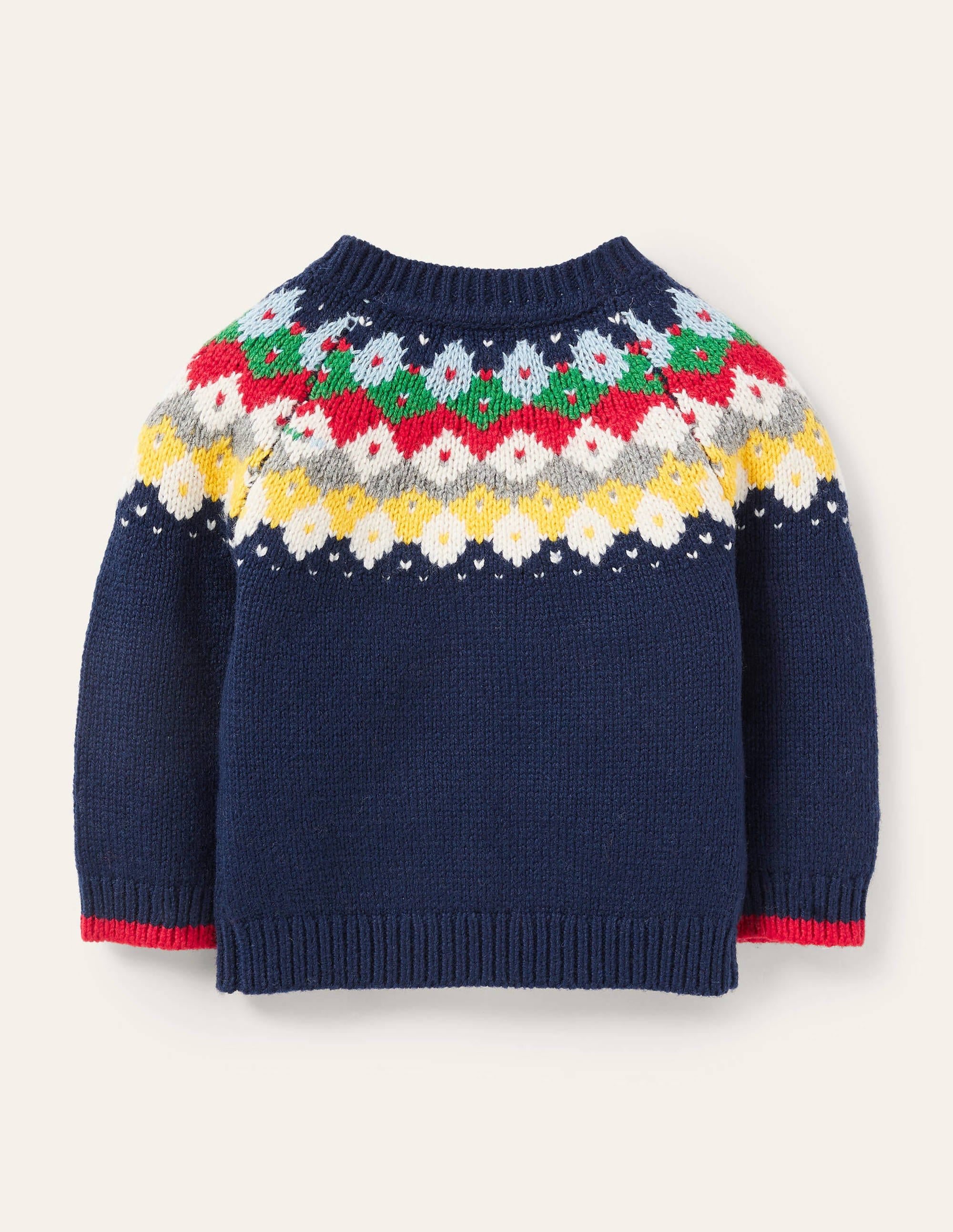 Fair-Isle-Pullover-Schuluniform-Navy - Image 2