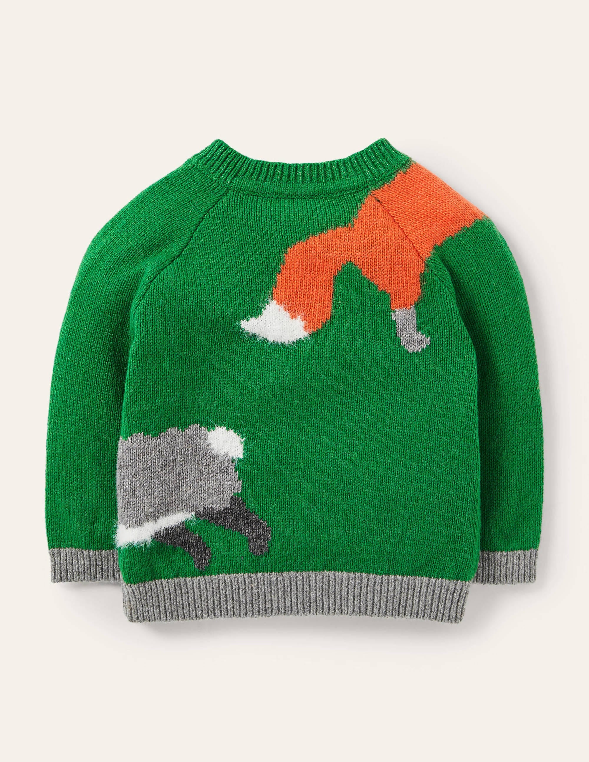Fun Logo Jumper-Highland Green Animals - Image 2