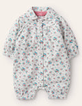 Polly Romper-Ivory Rose Sprig