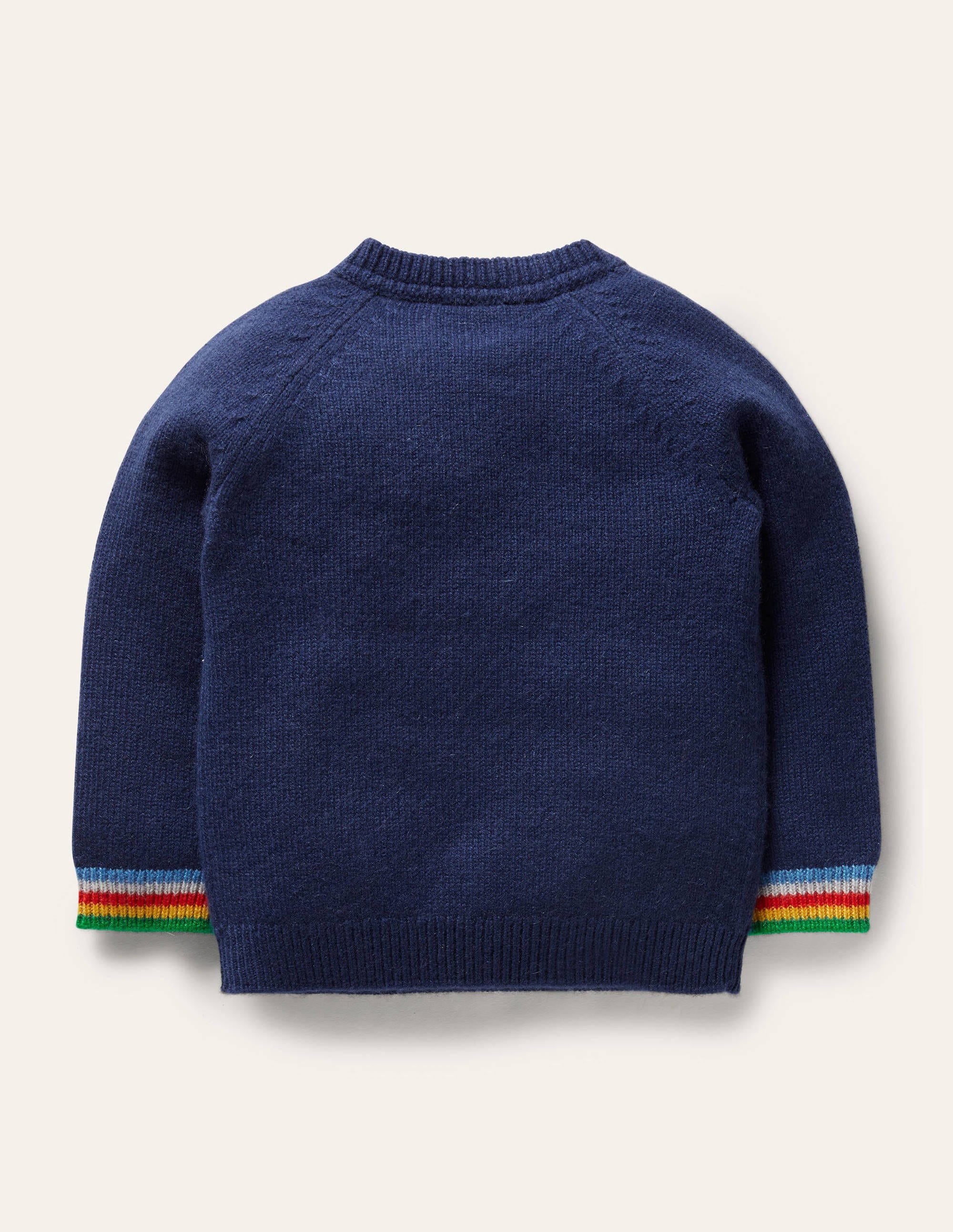 Pull en cachemire-Bleu universitaire - Image 2