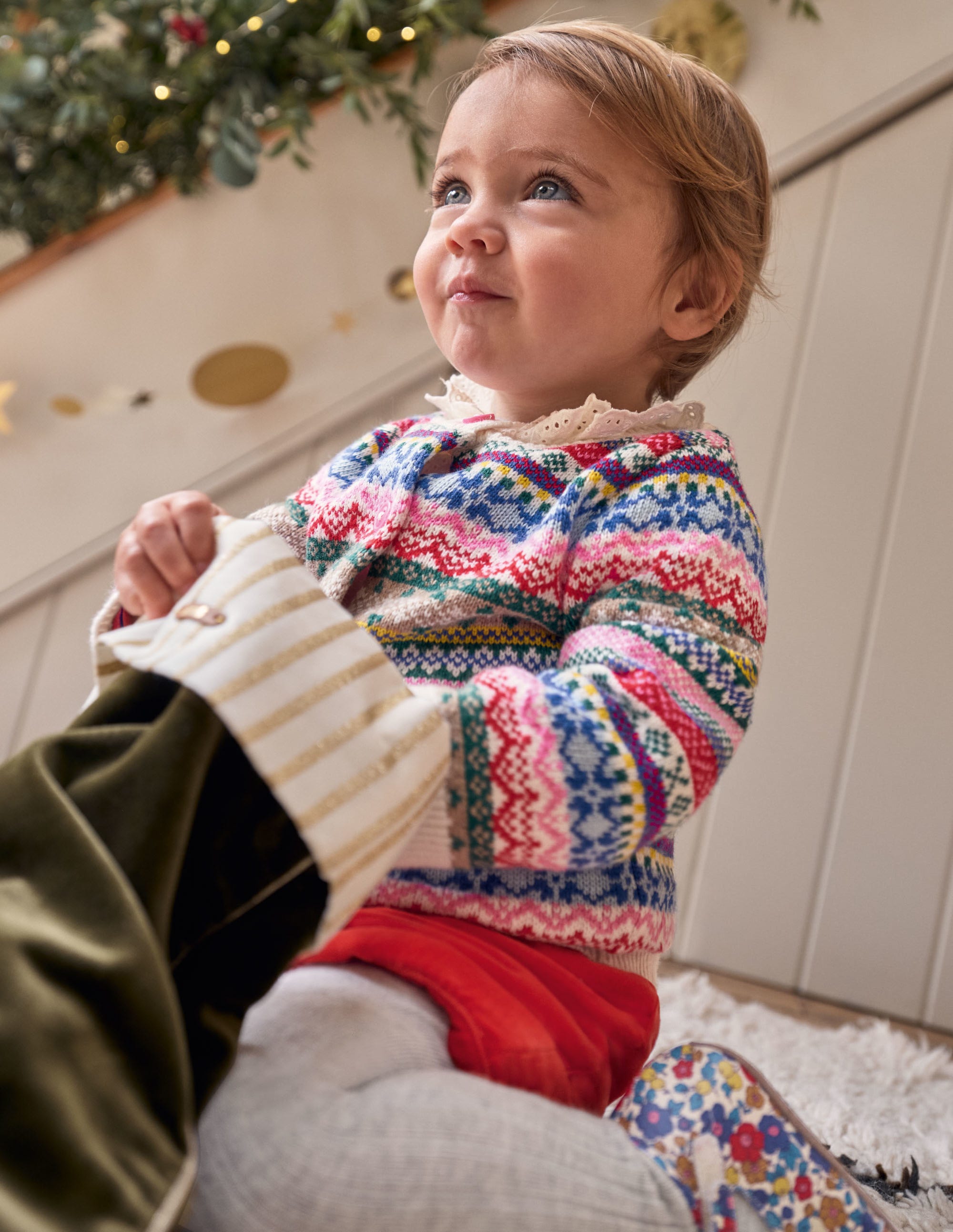 Gilet à motif jacquard intégral-Multi - Image 4