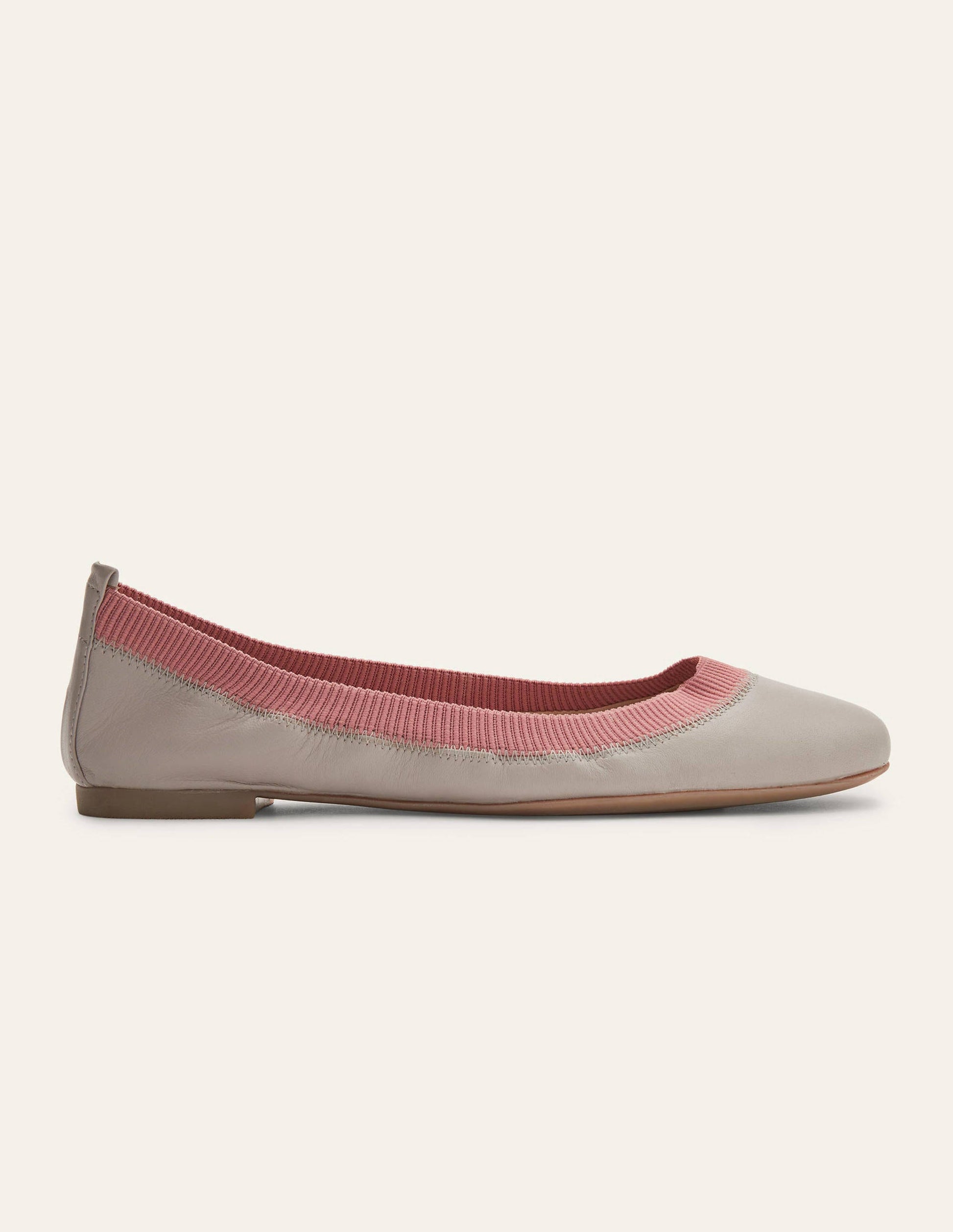 Hettie Flexible Ballerinas-Eichhörnchengrau/Graurosa-2