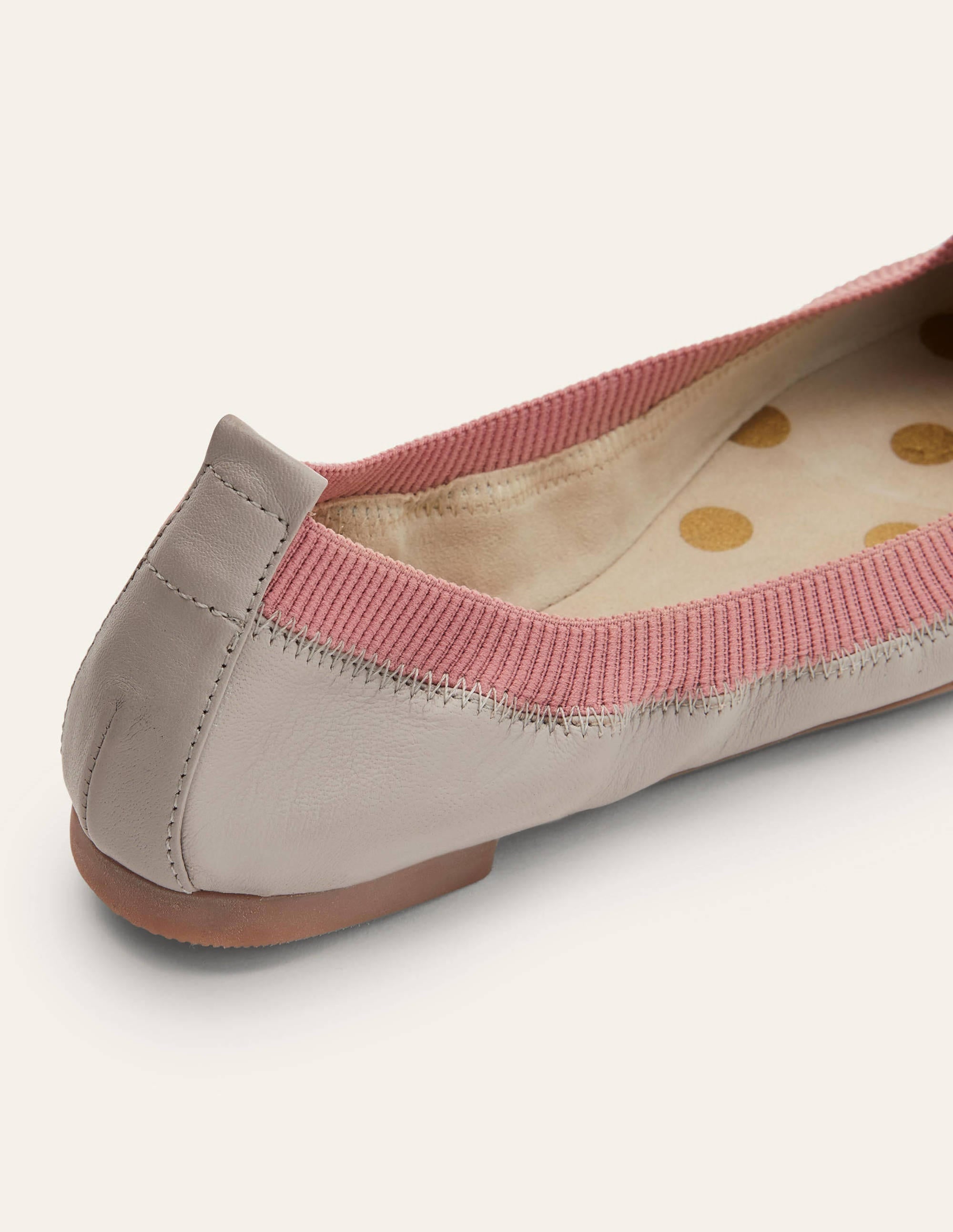 Hettie Flexible Ballerinas-Eichhörnchengrau/Graurosa - Image 3