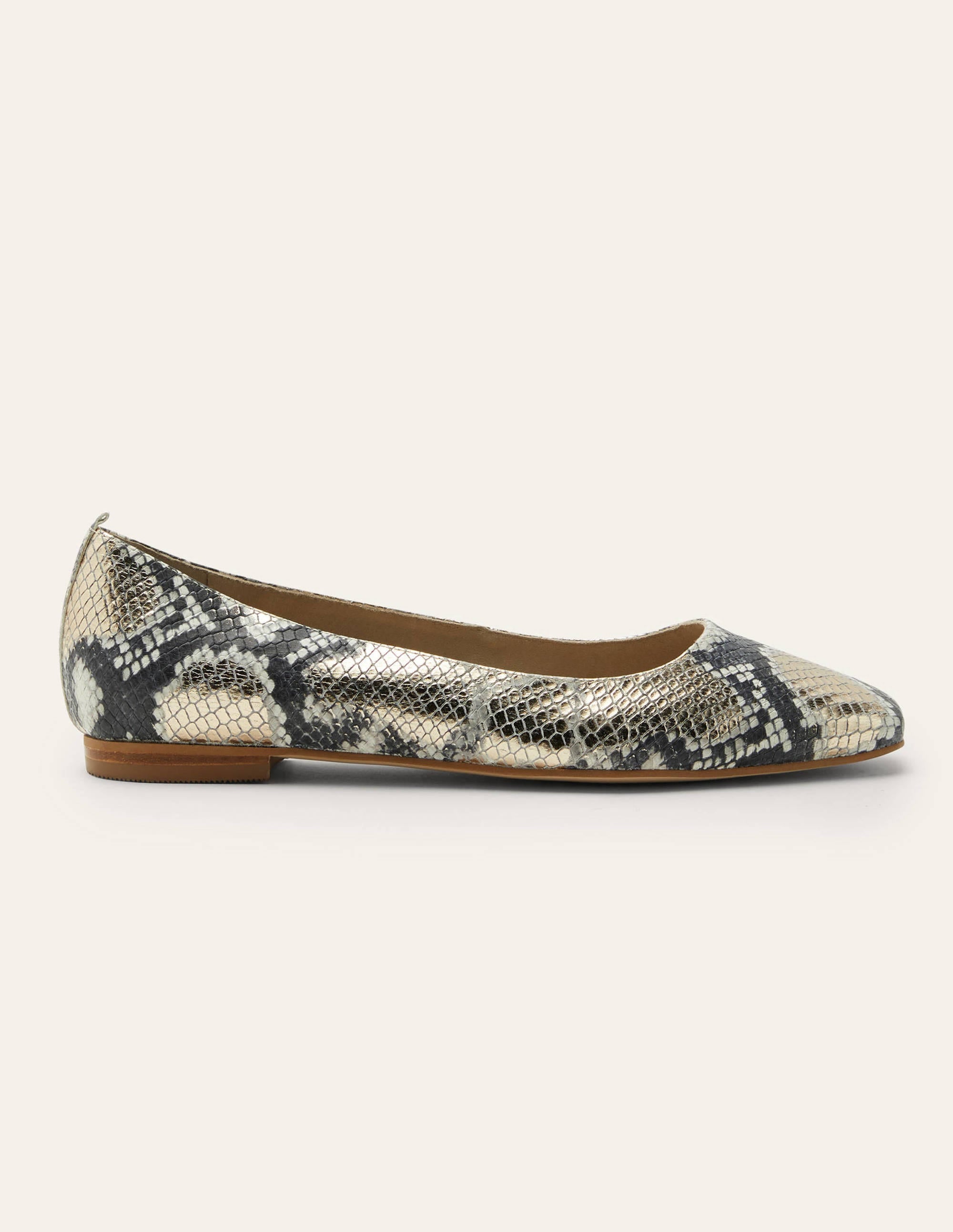 Ballerines Olive-Serpent doré clair - Image 2