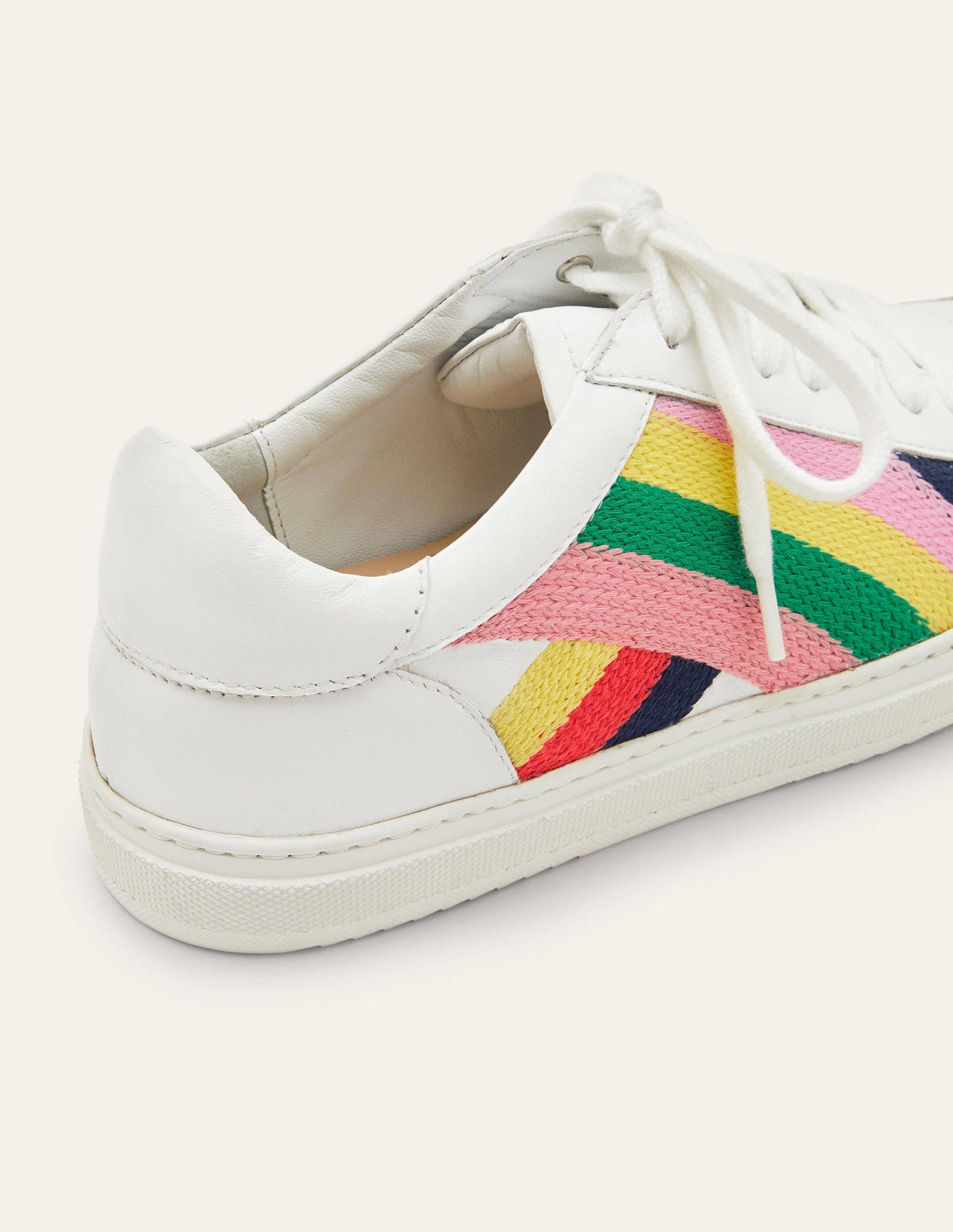 Helen Turnschuhe mit Zickzackmuster-Regenbogen, Gestickt-3