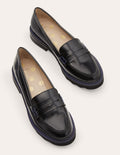 Mocassins épais-Noir/bleu marine