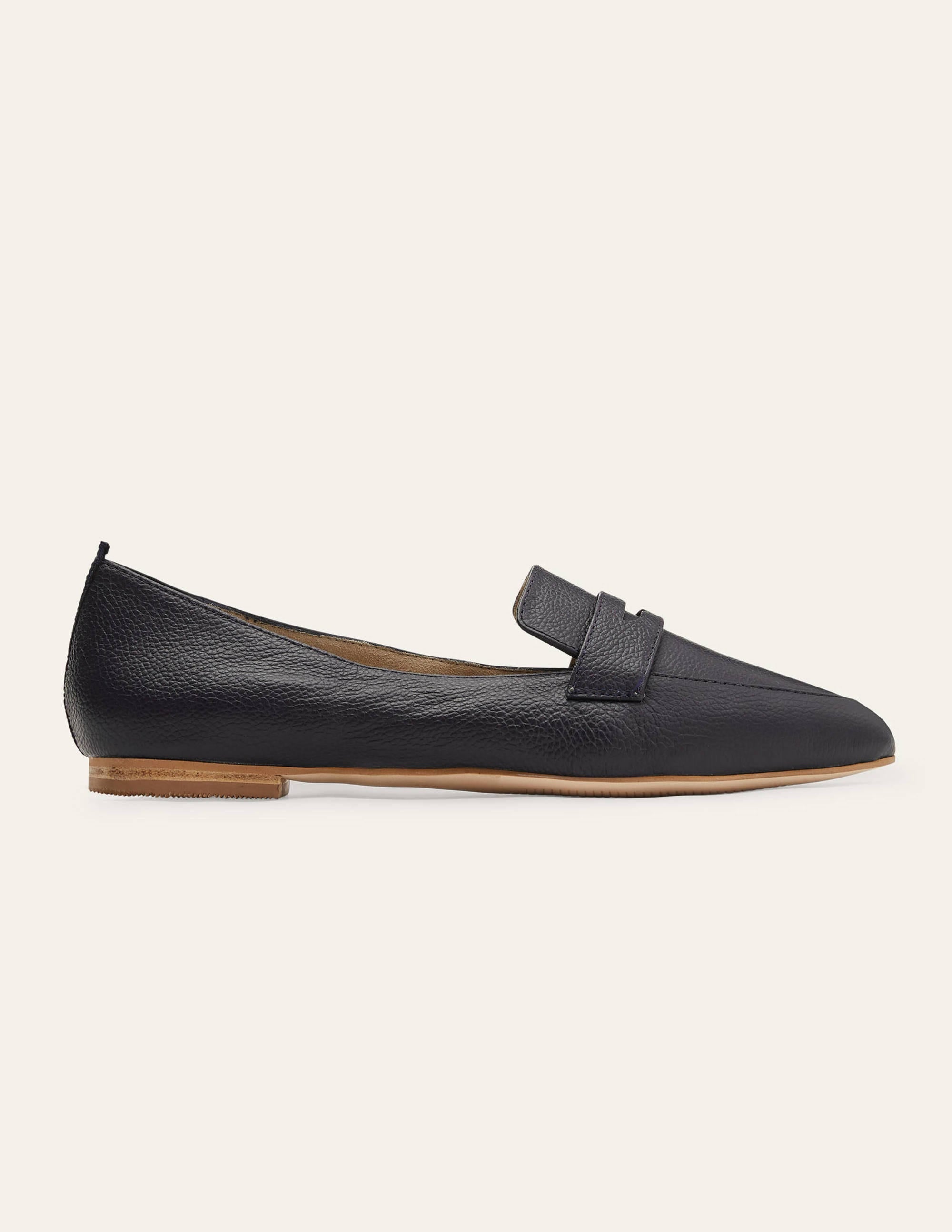 Mocassins à semelle souple-Bleu marine - Image 2