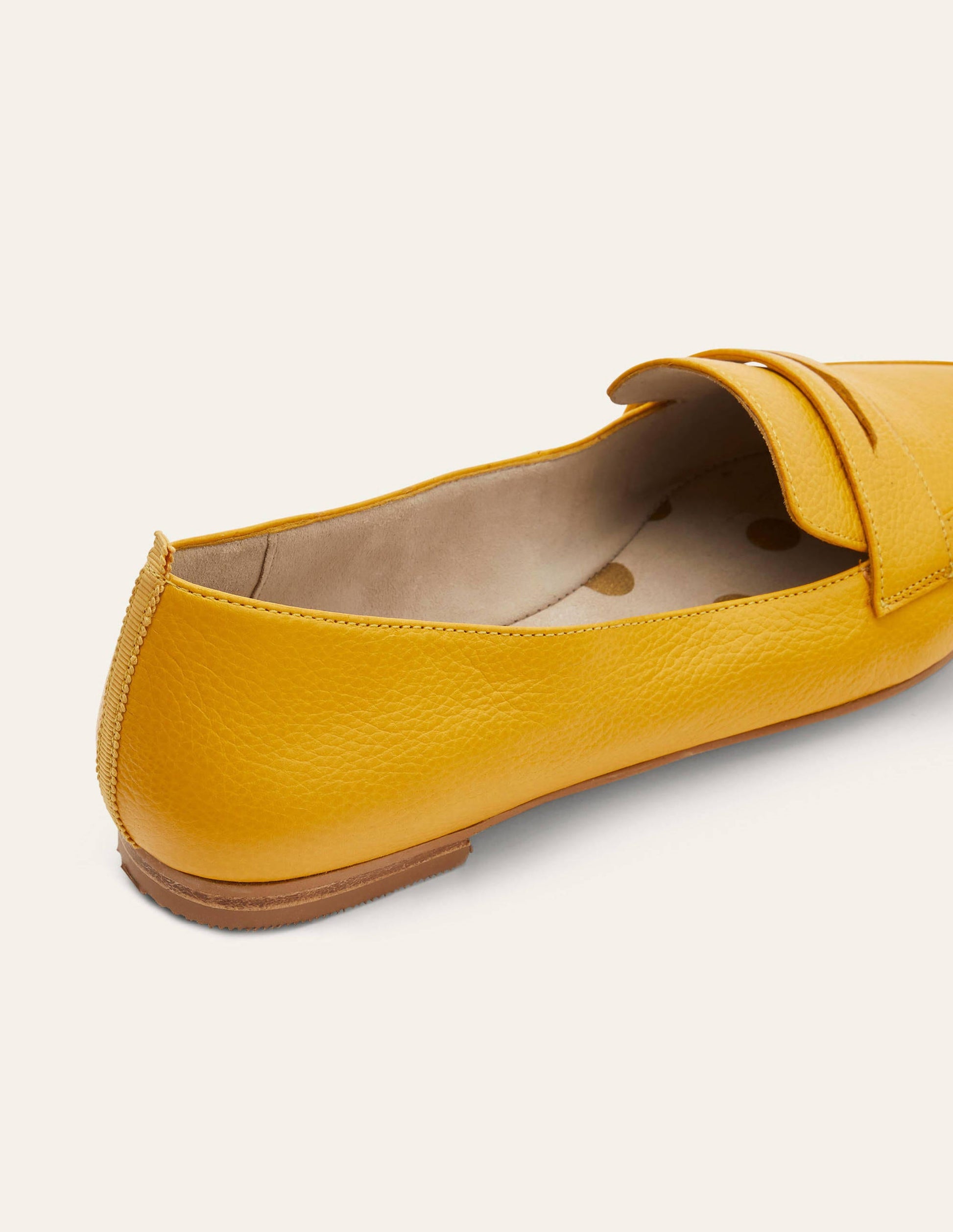 Pennyloafer mit flexibler Sohle-Honiggold-2