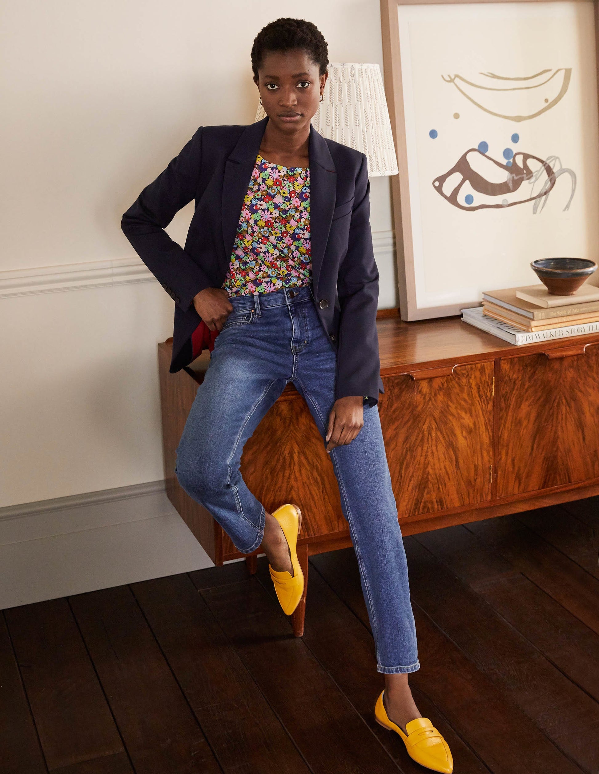 Pennyloafer mit flexibler Sohle-Honiggold-3