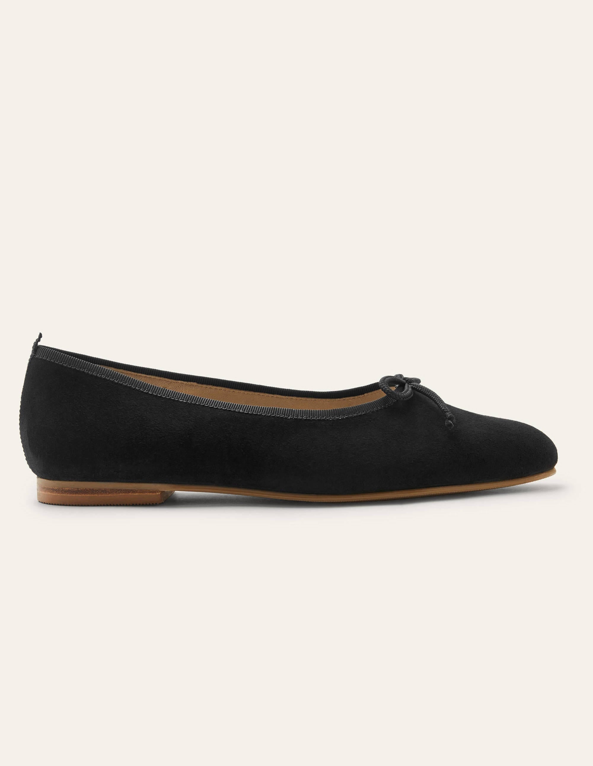 Ballerines couvrantes-Daim noir - Image 2