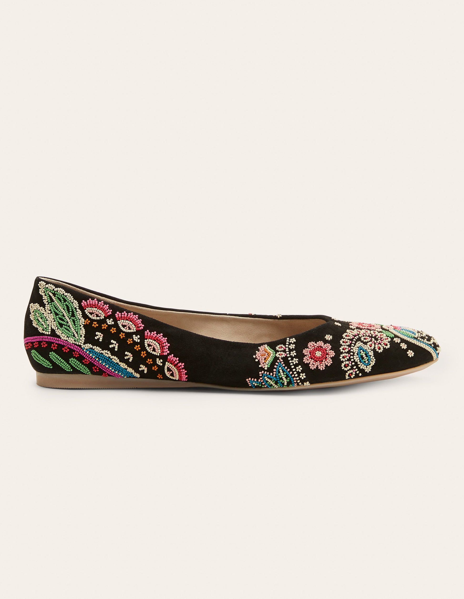 Ballerines ornementées-Noir multi-2