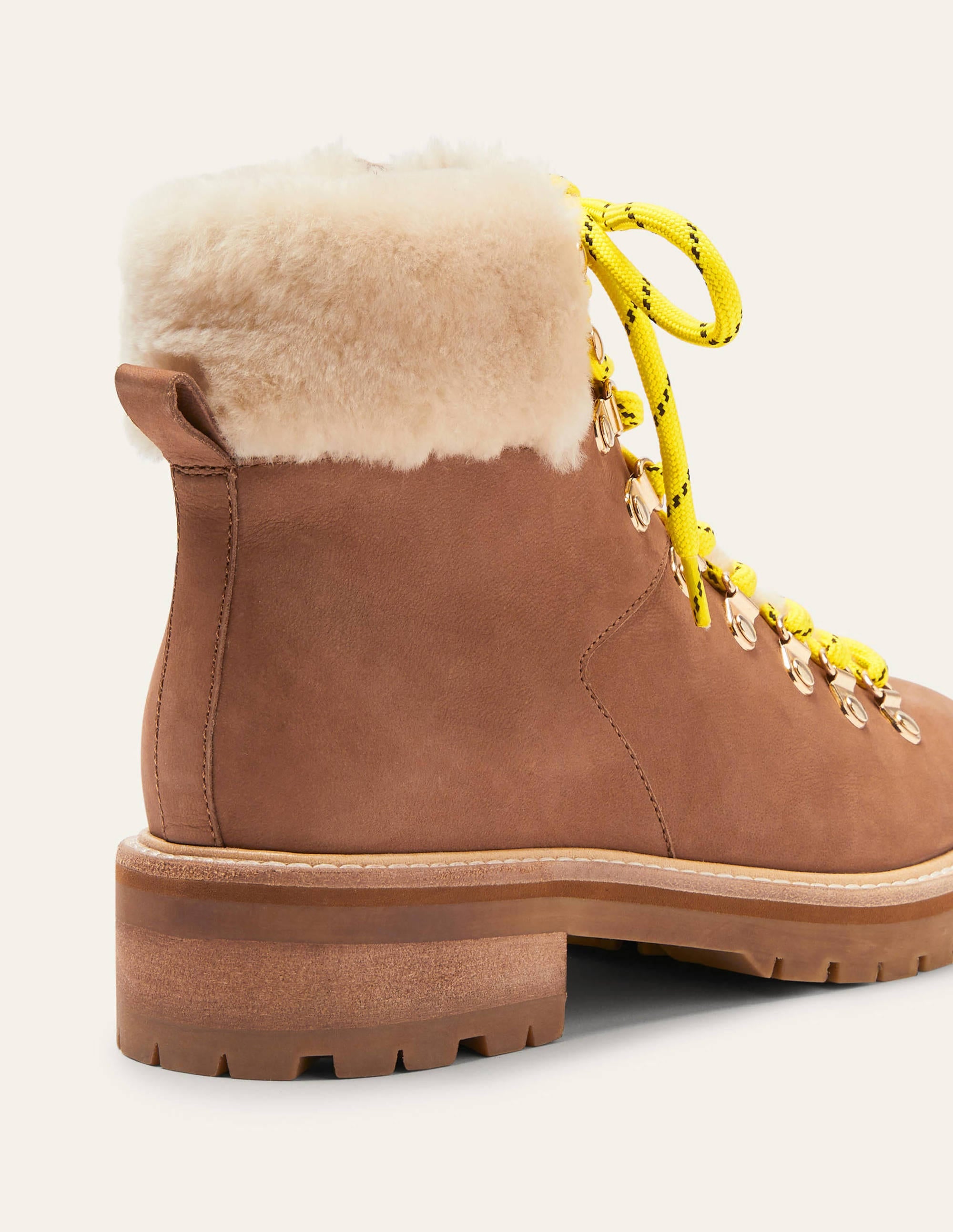 Wanderstiefel zum Schnüren-Hellbraun - Image 4