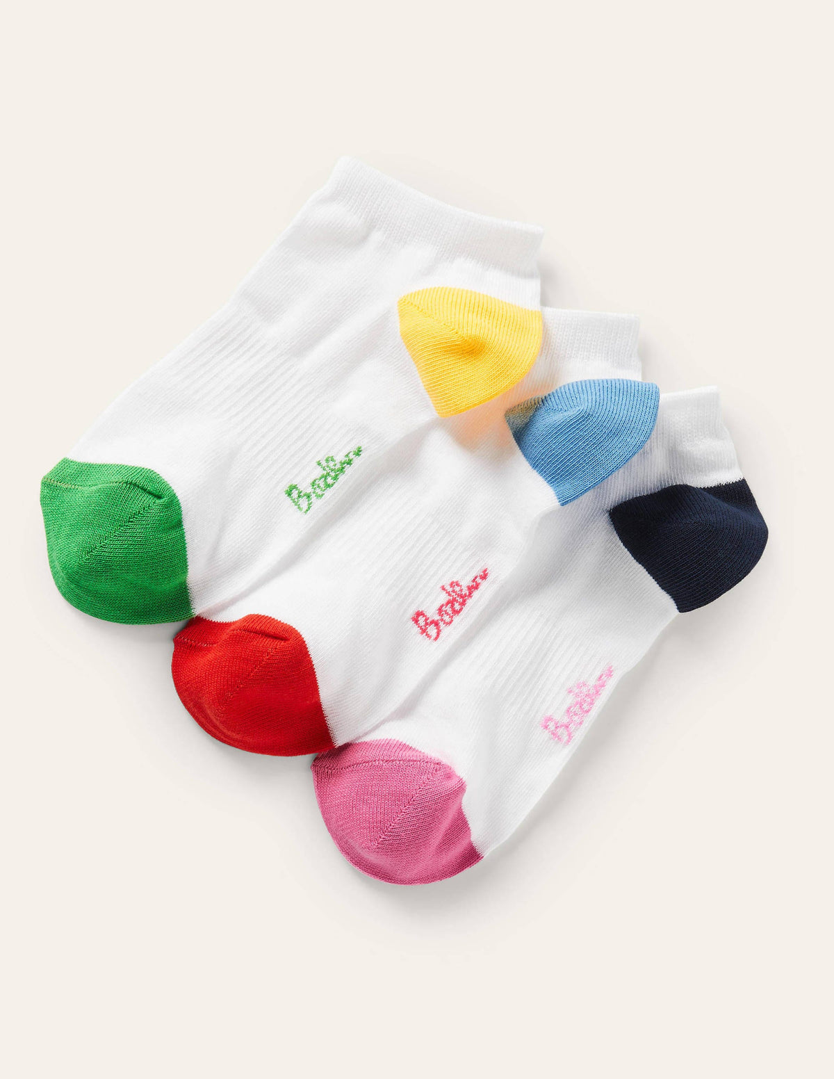 Sportsocken im 3er-Pack-Blockfarben - Image 1