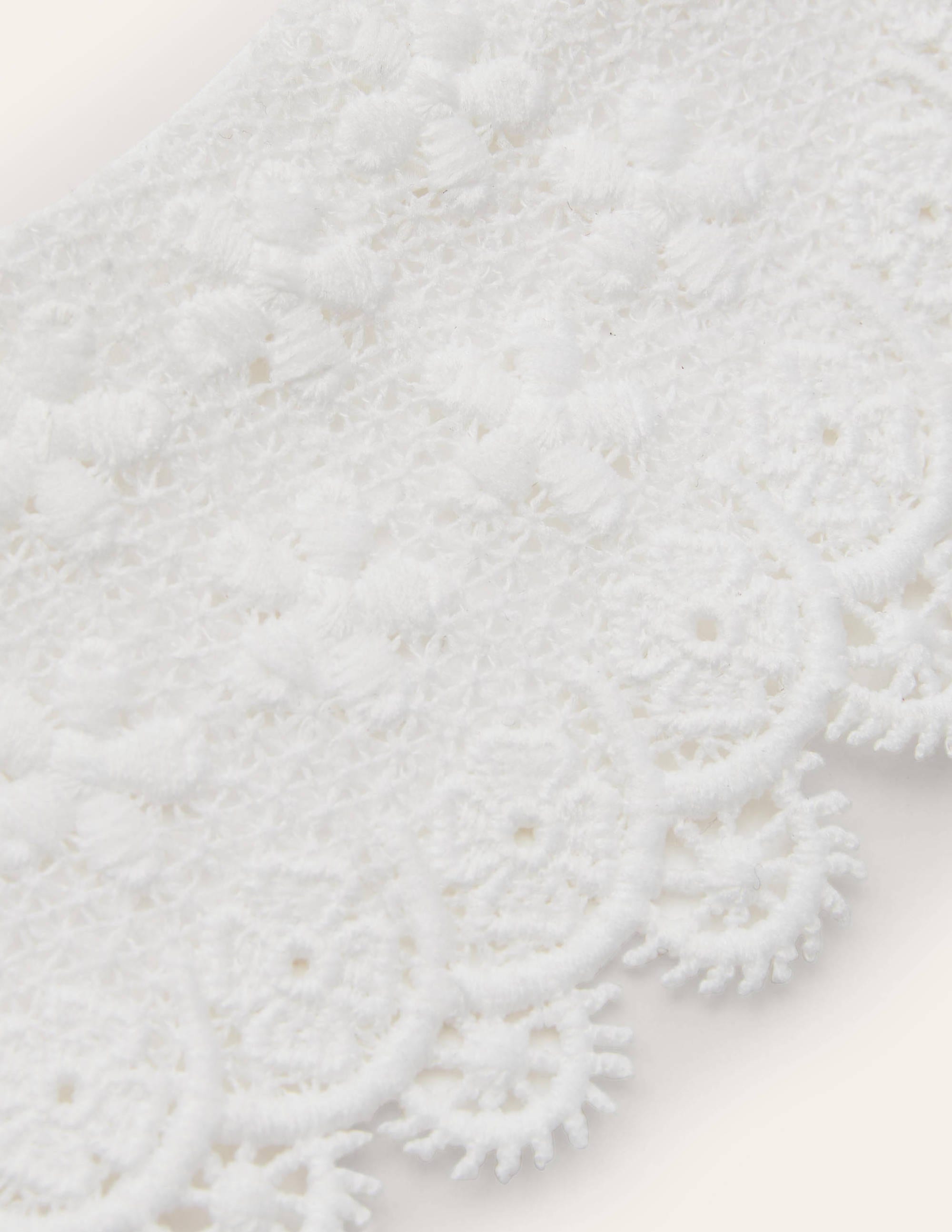 Col en dentelle amovible-Blanc - Image 2