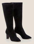 Bottes stretch à bout pointu-Noir